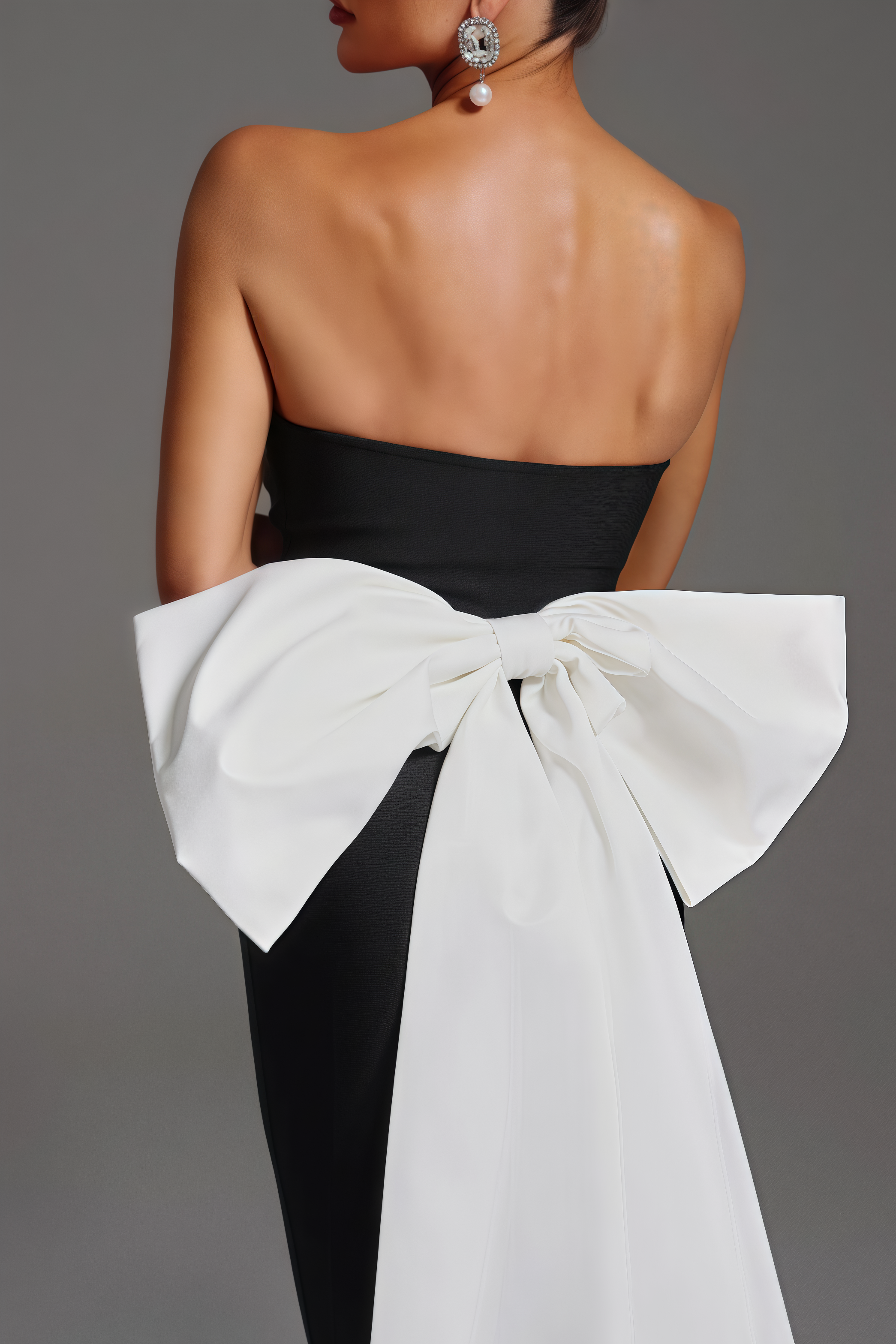 Nerylk Sleeveless Bow Bandage Maxi Dress