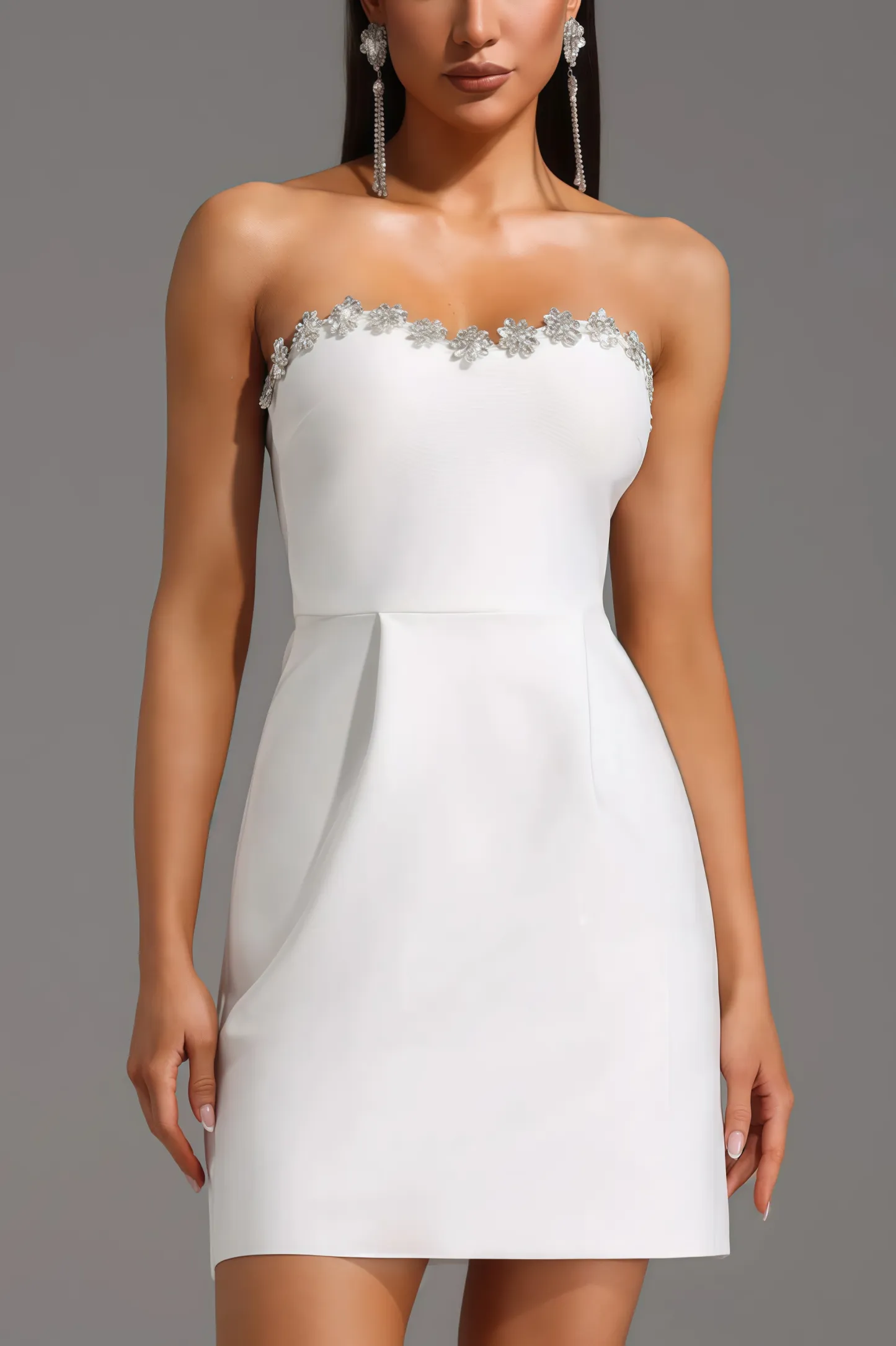 Derrys Sleeveless Diamond Bandage Mini Dress