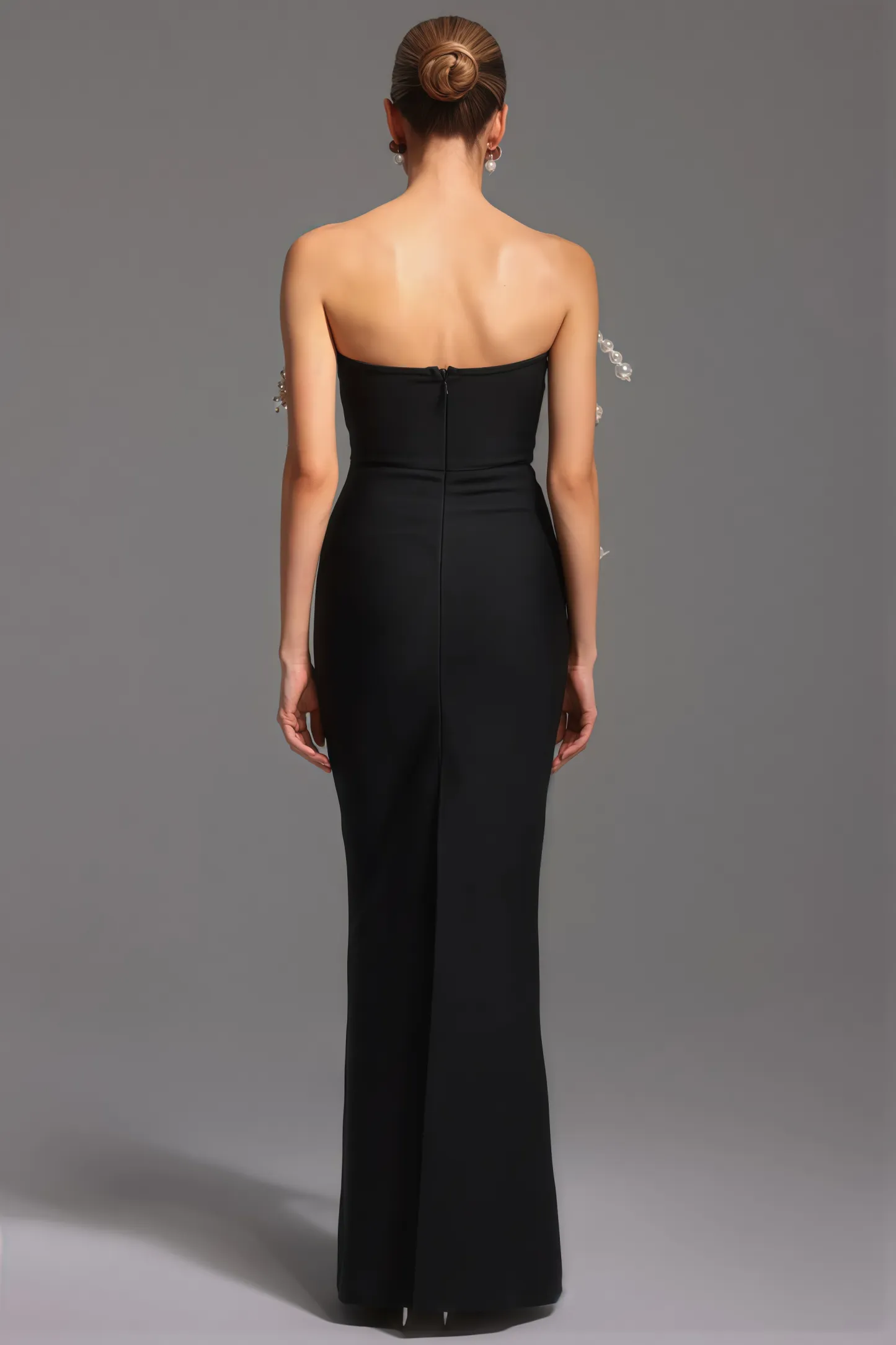 Milla Dimensional Pearl Bandage Maxi Dress