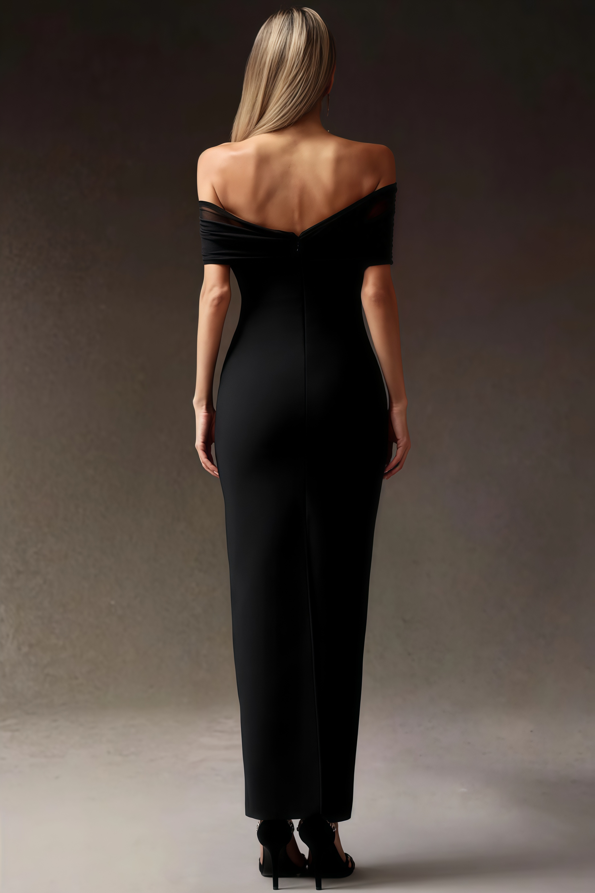 Fayrk Diamond Slim Bandage Maxi Dress