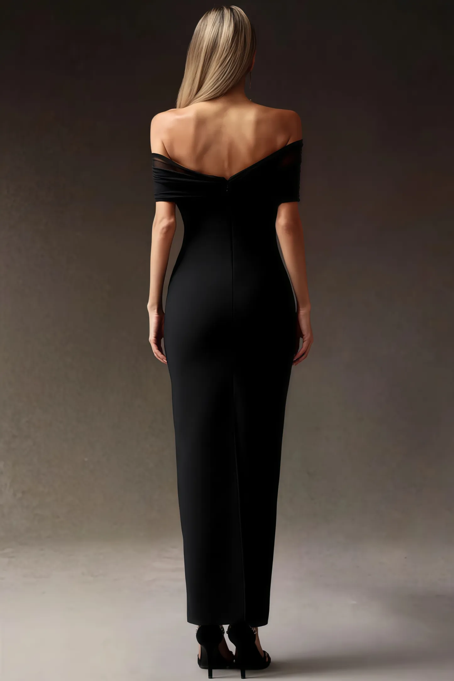 Fayrk Diamond Slim Bandage Maxi Dress