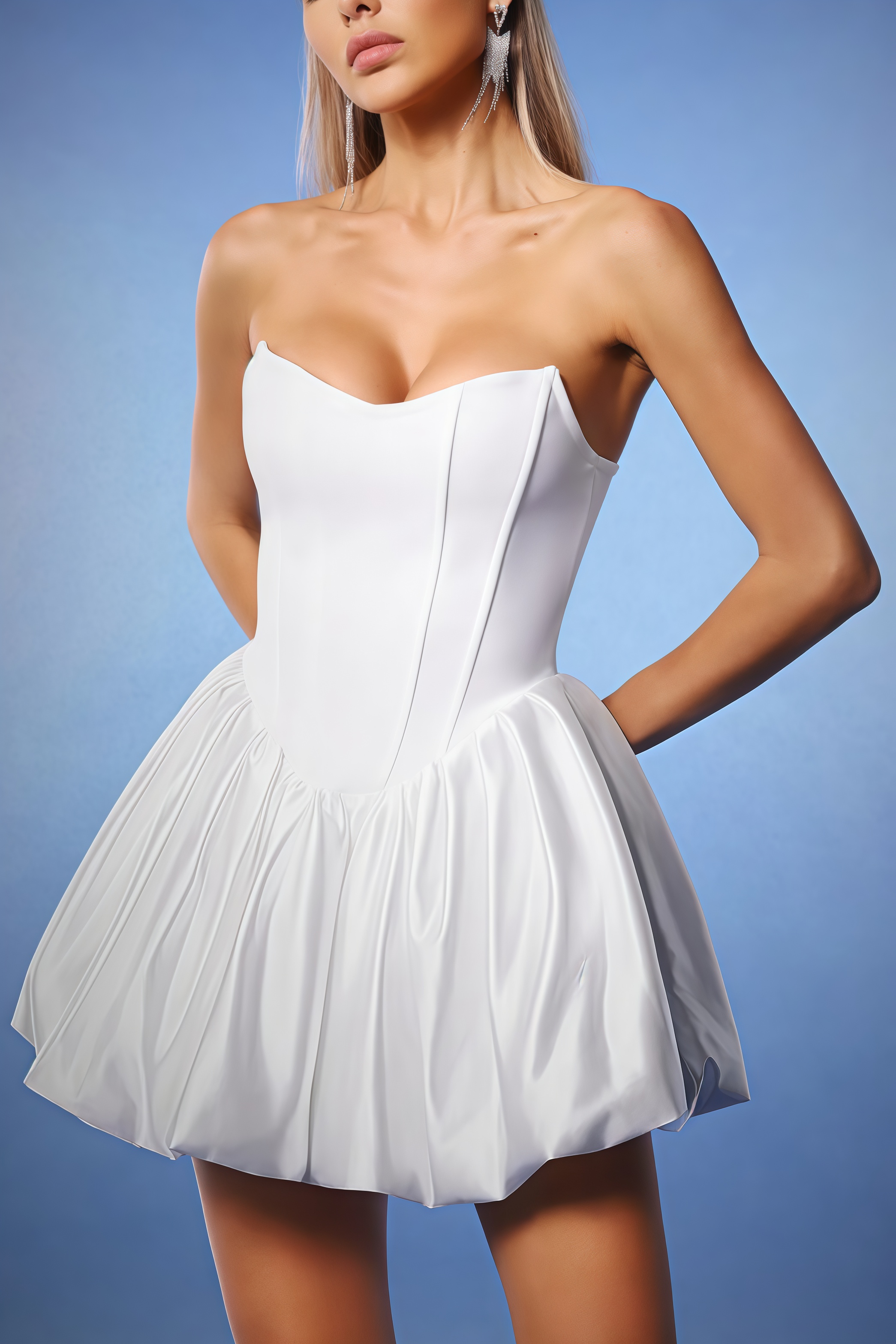 Tamsilt Strapless Bandage Mini Dress