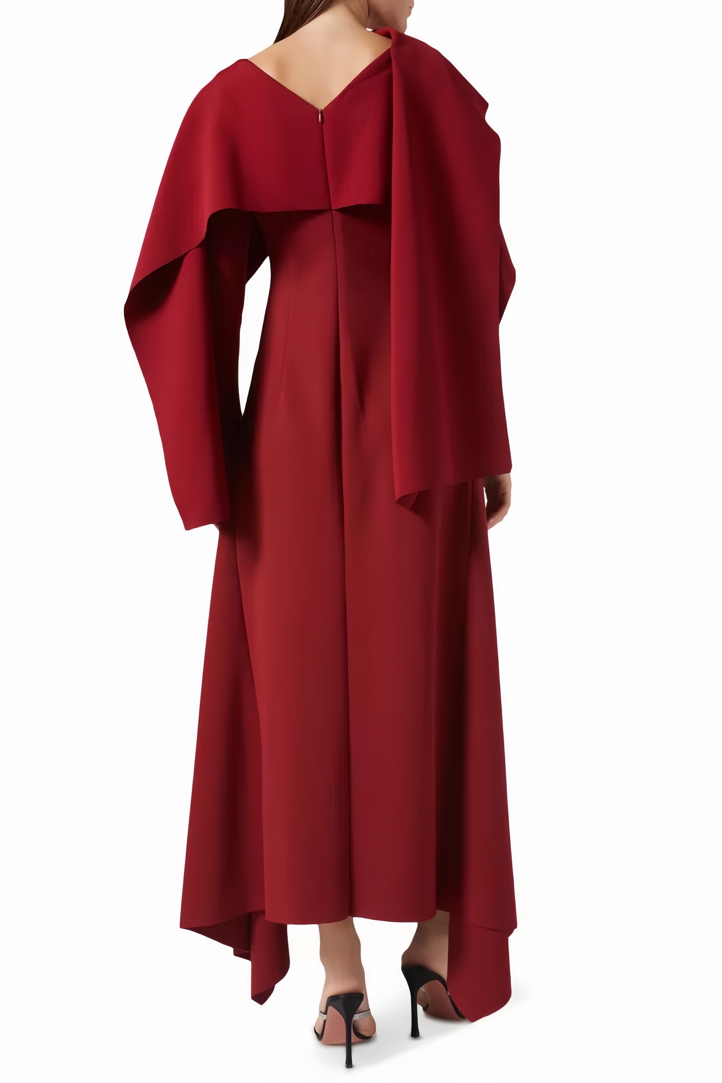 Rali Shawl Irregular Maxi Dress