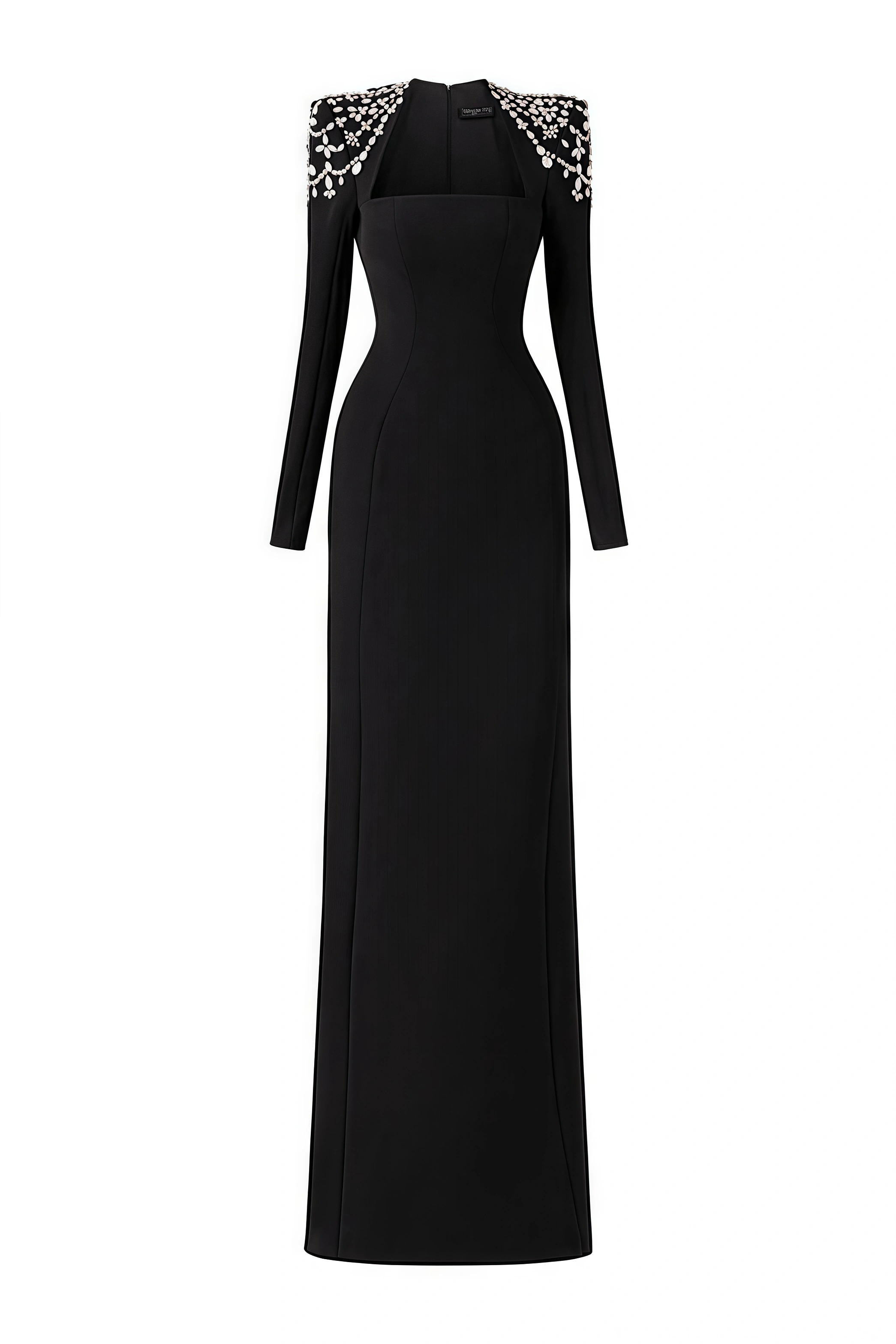 Roxany Queen Anne Neckline Maxi Dress