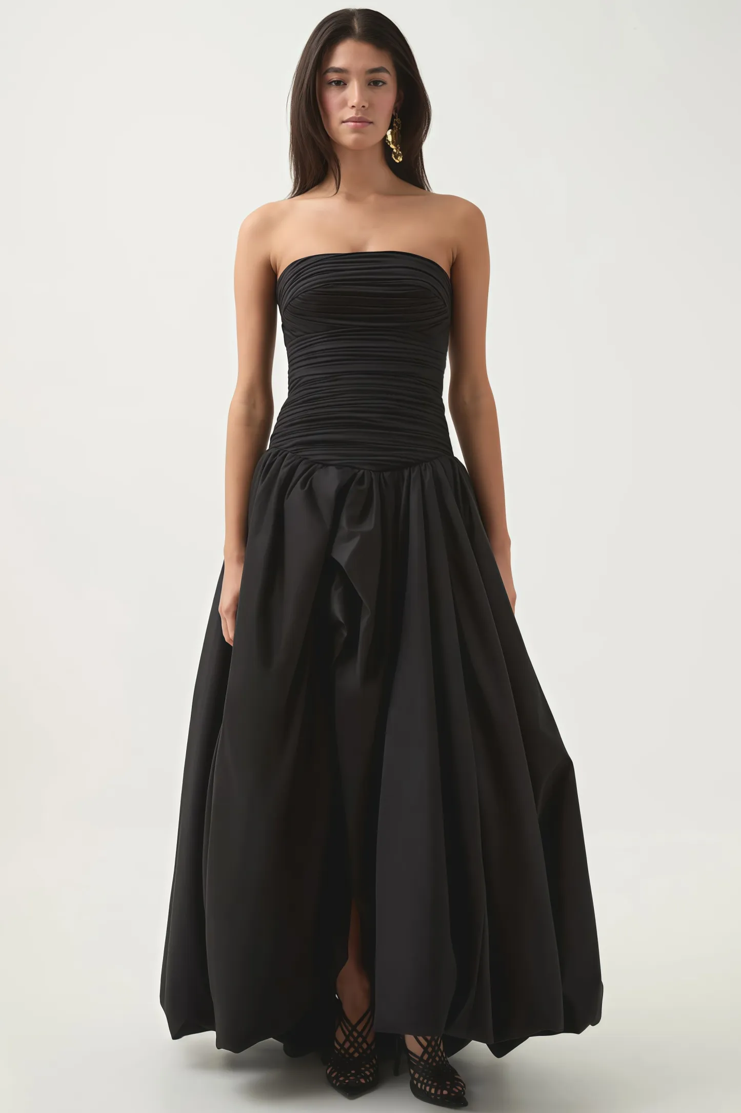 Elina Bubble Hem Maxi Dress