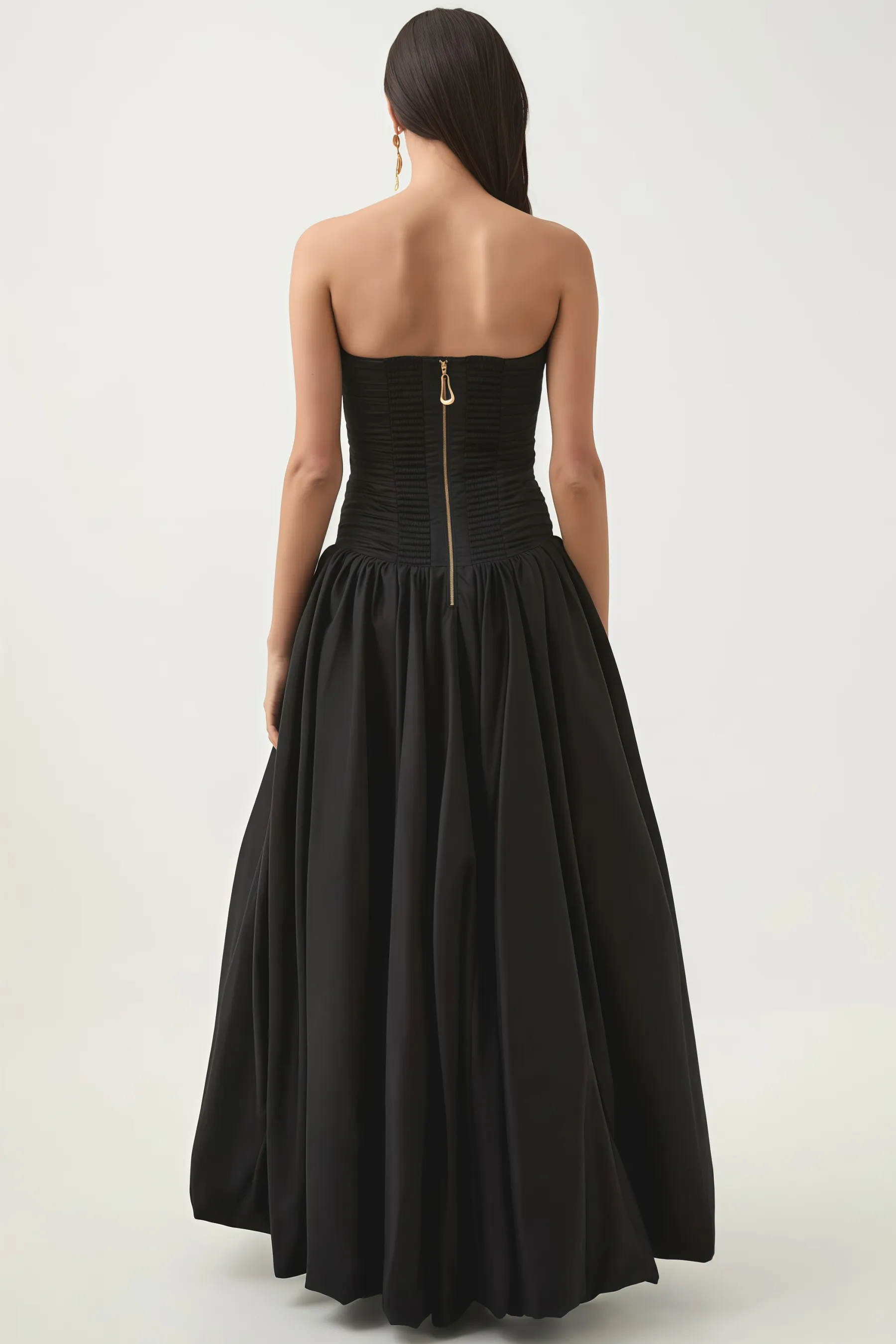 Elina Bubble Hem Maxi Dress