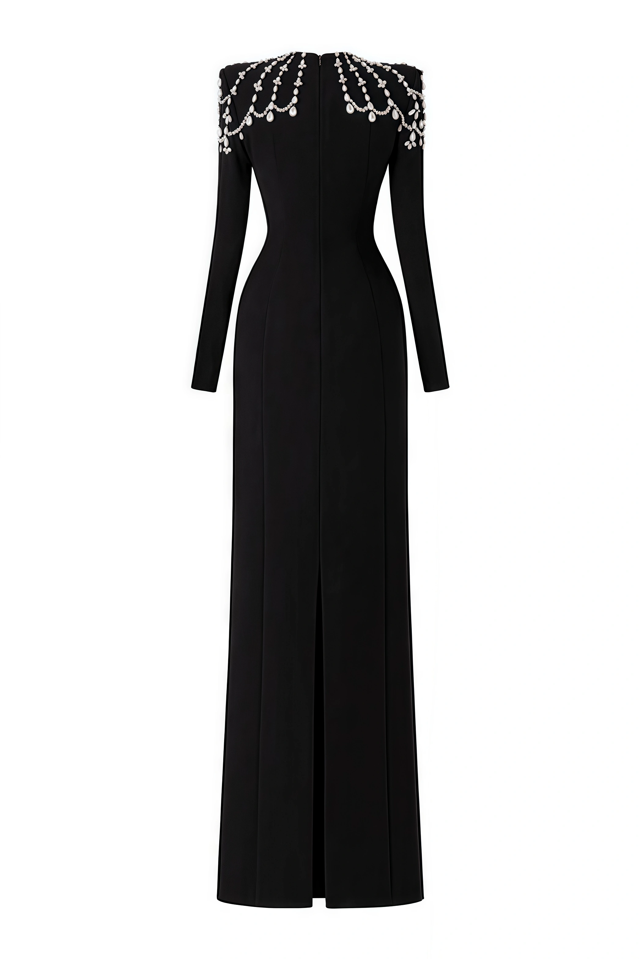 Roxany Queen Anne Neckline Maxi Dress