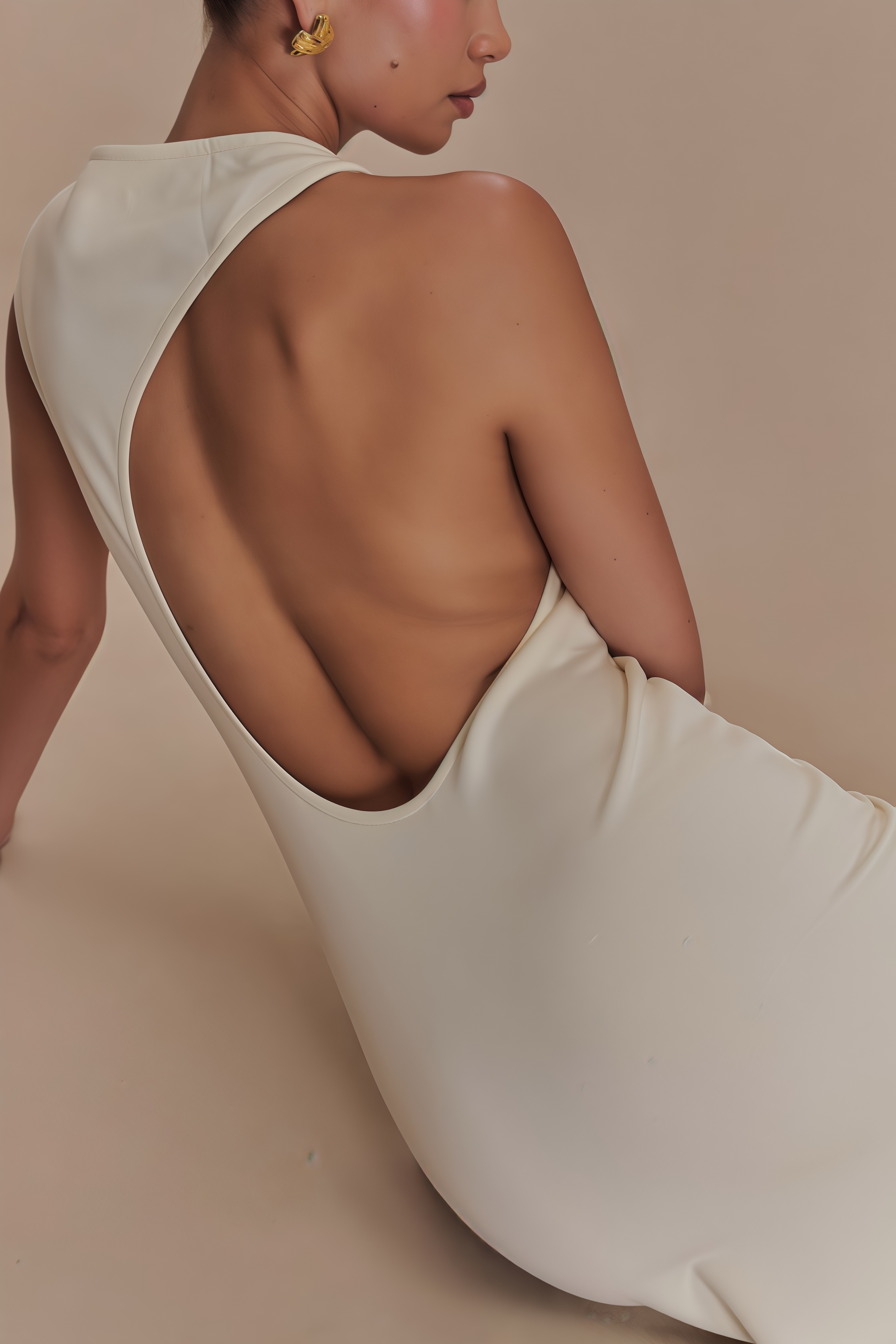 Keithas Jersey Cut Out Maxi Dress