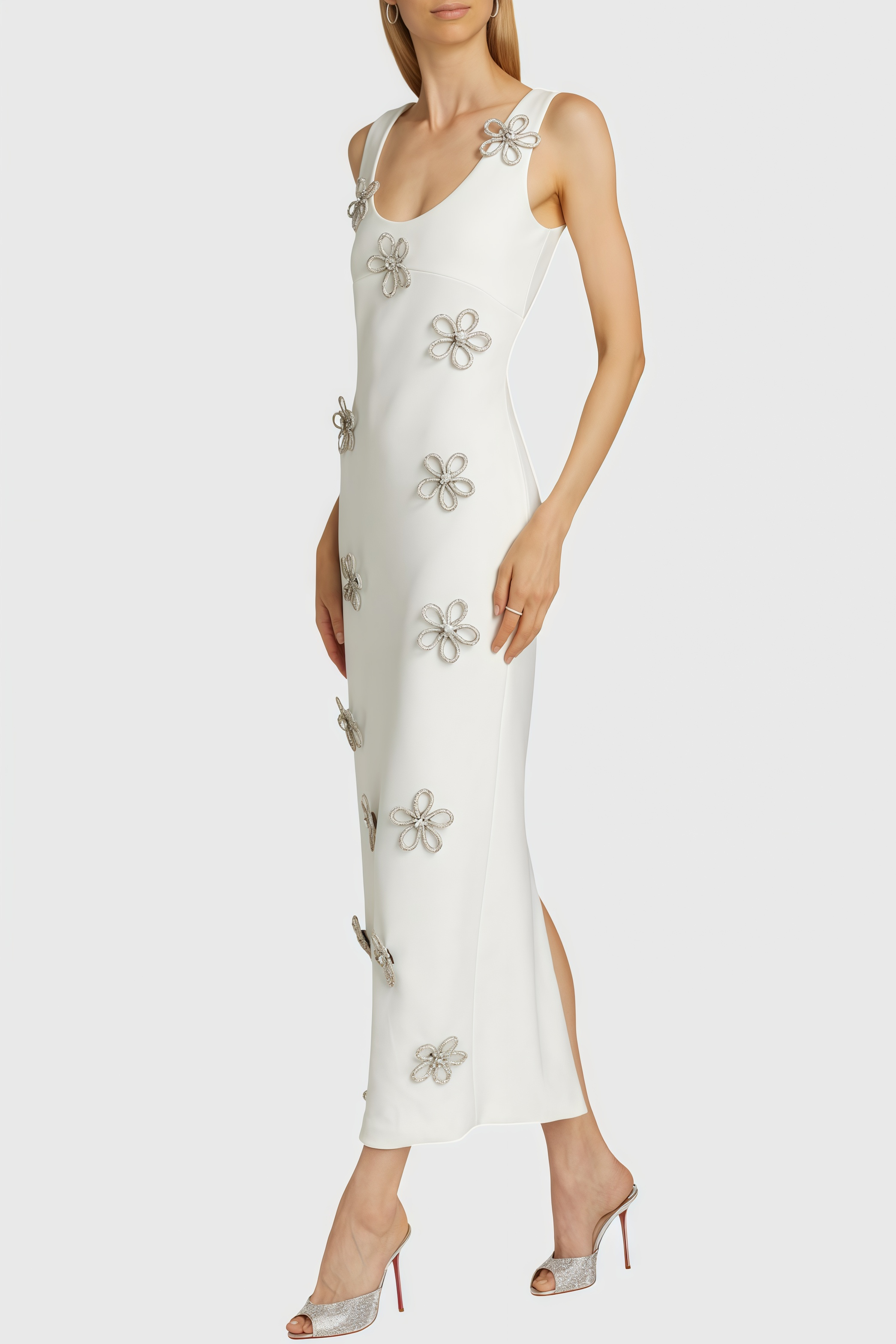 Kimb Floral Diamonds Maxi Dress
