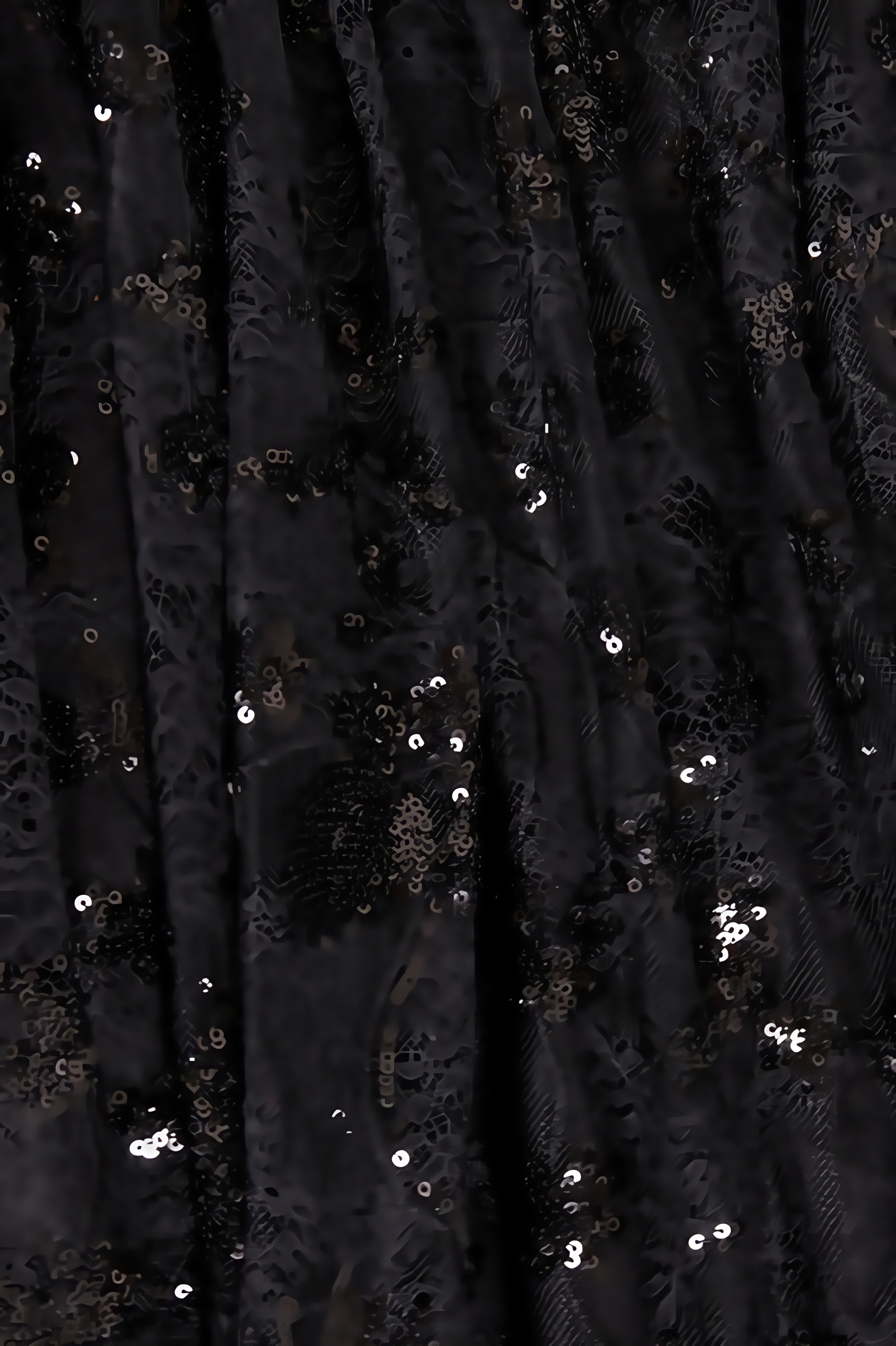 Hadiela Black Mesh Maxi Dress