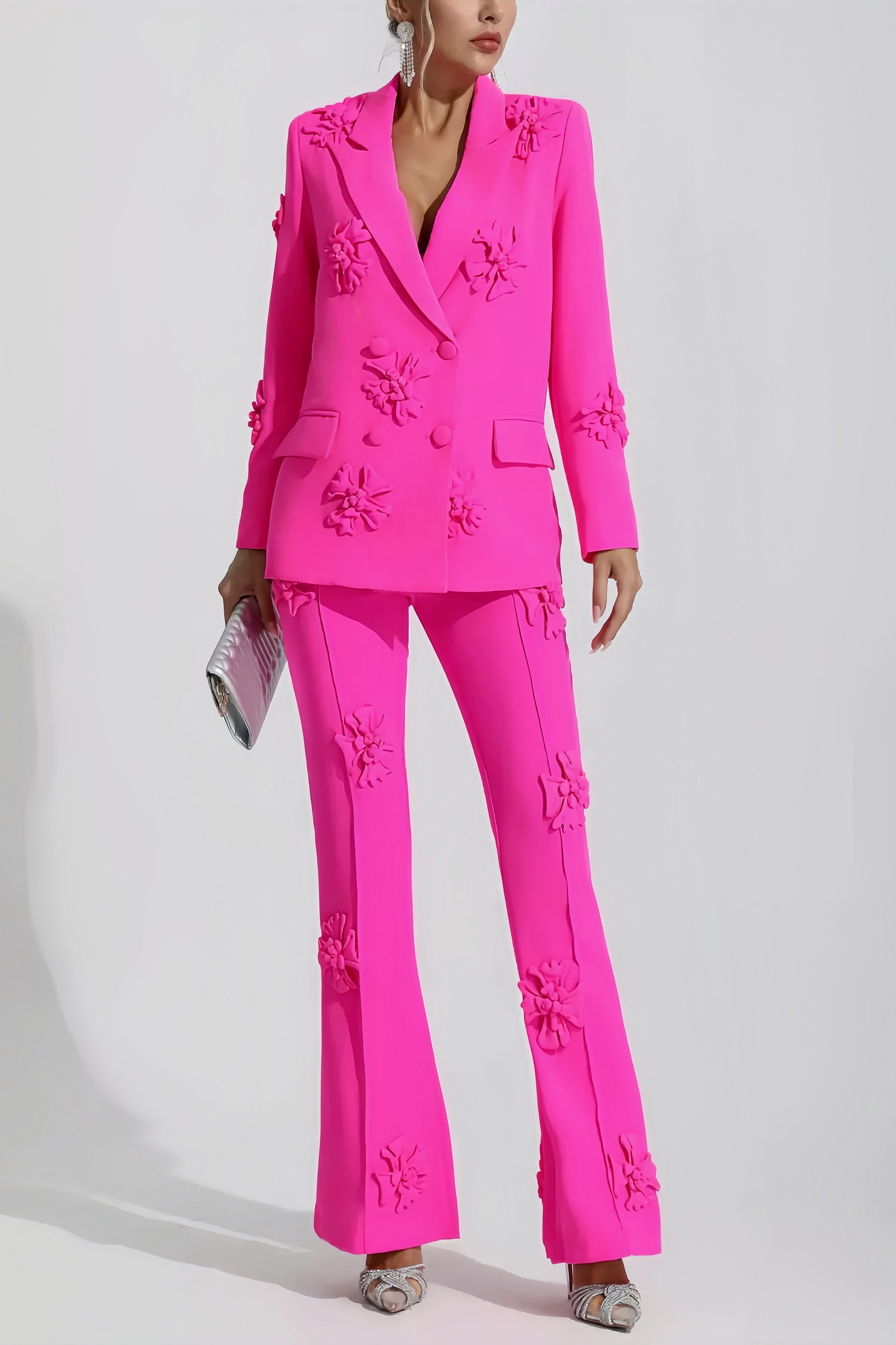 Alena Blouse jacket & trousers two-piece set