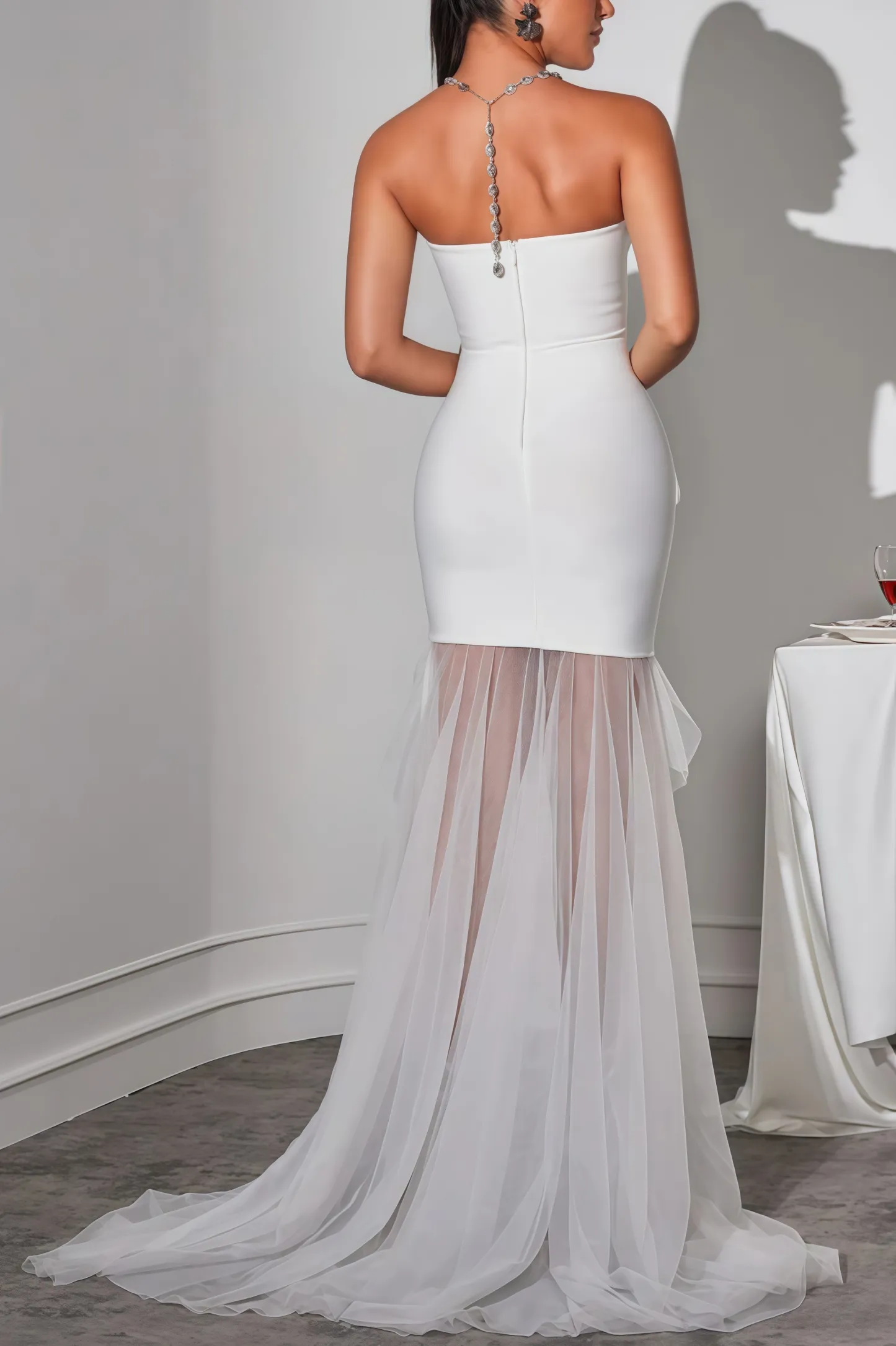 Fira Rose Stamped Diamonds Maxi Dress