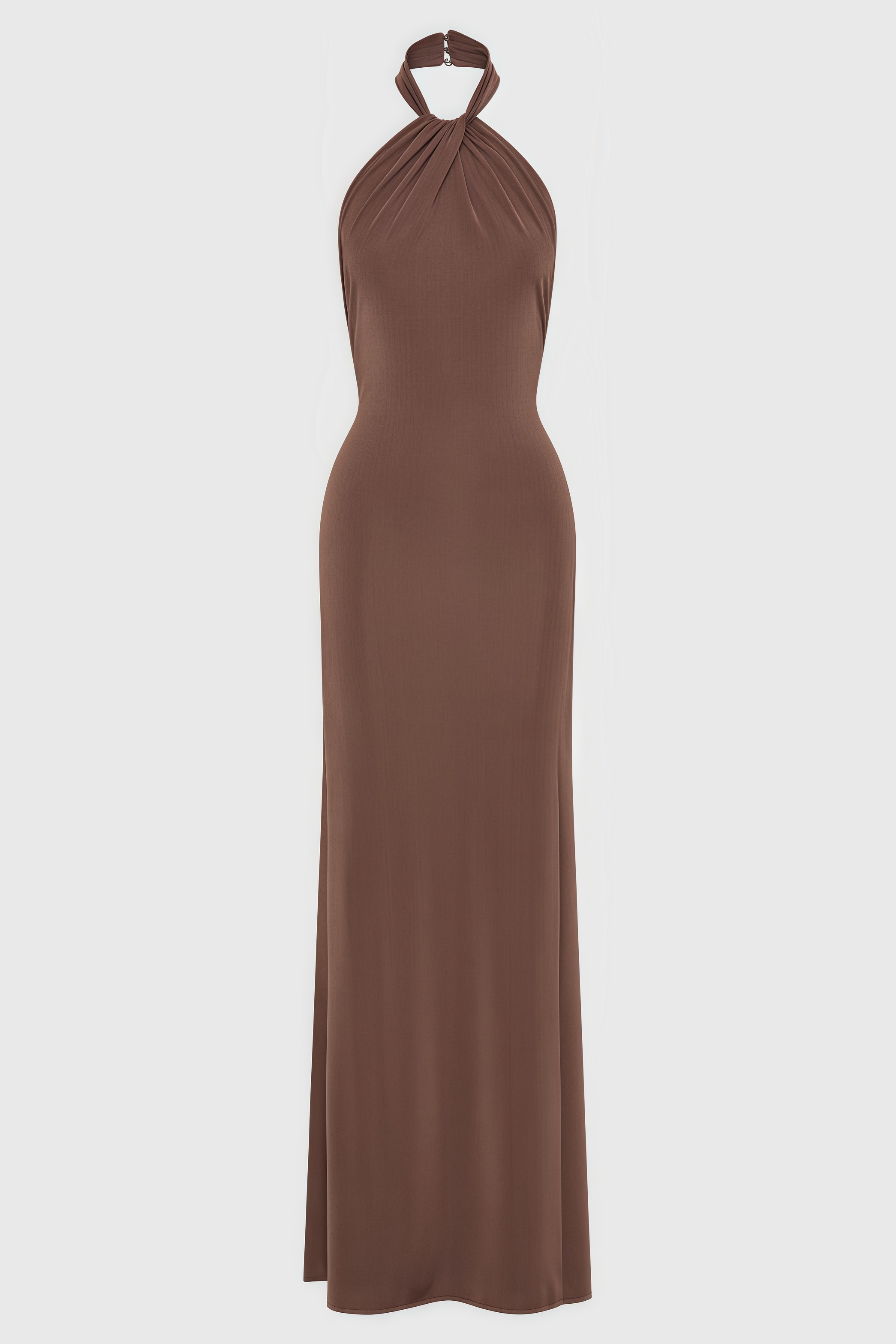 Freyk Slinky Halter Maxi Dress