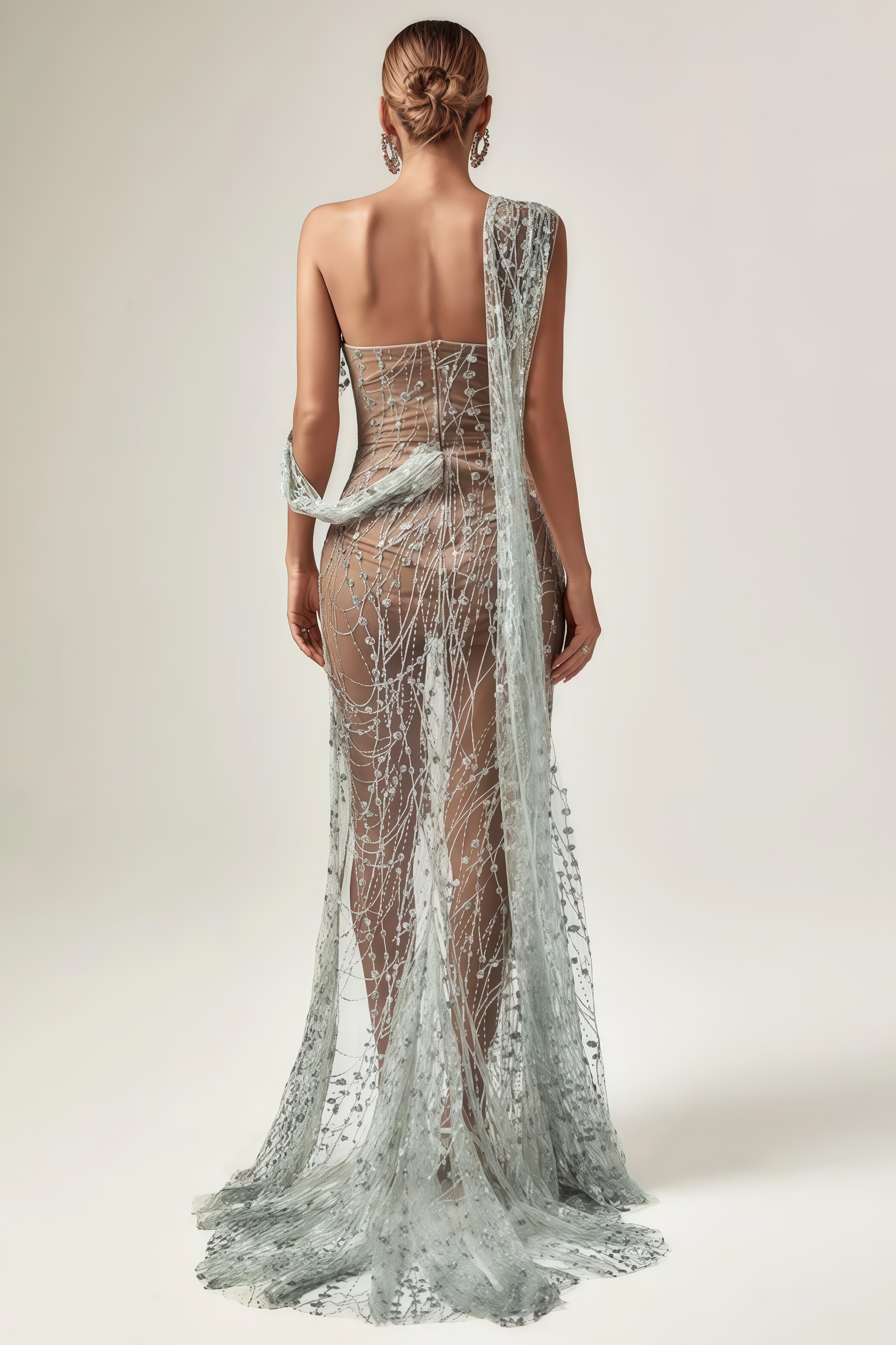 Veda Split Sequin Maxi Dress