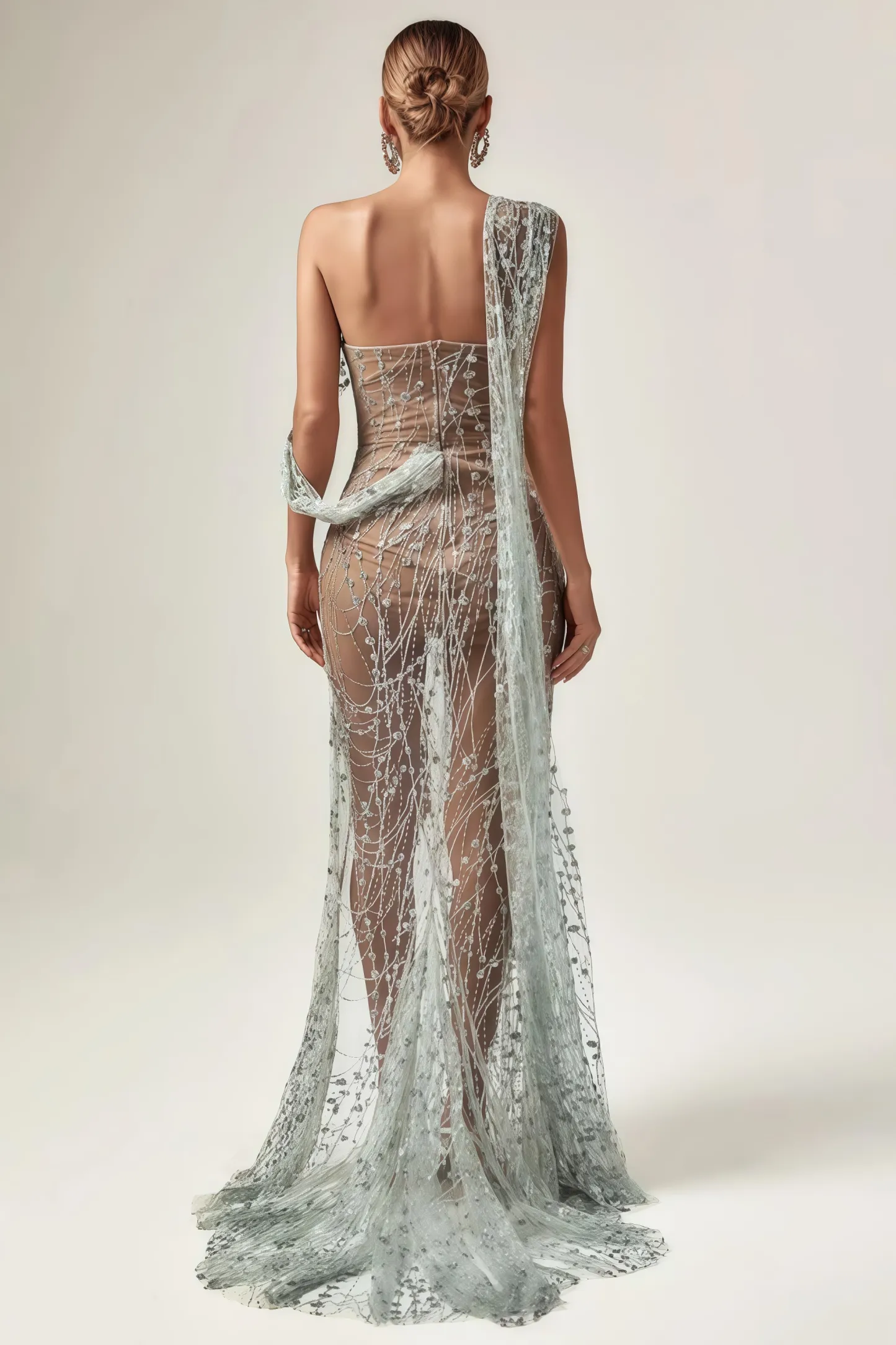 Veda Split Sequin Maxi Dress