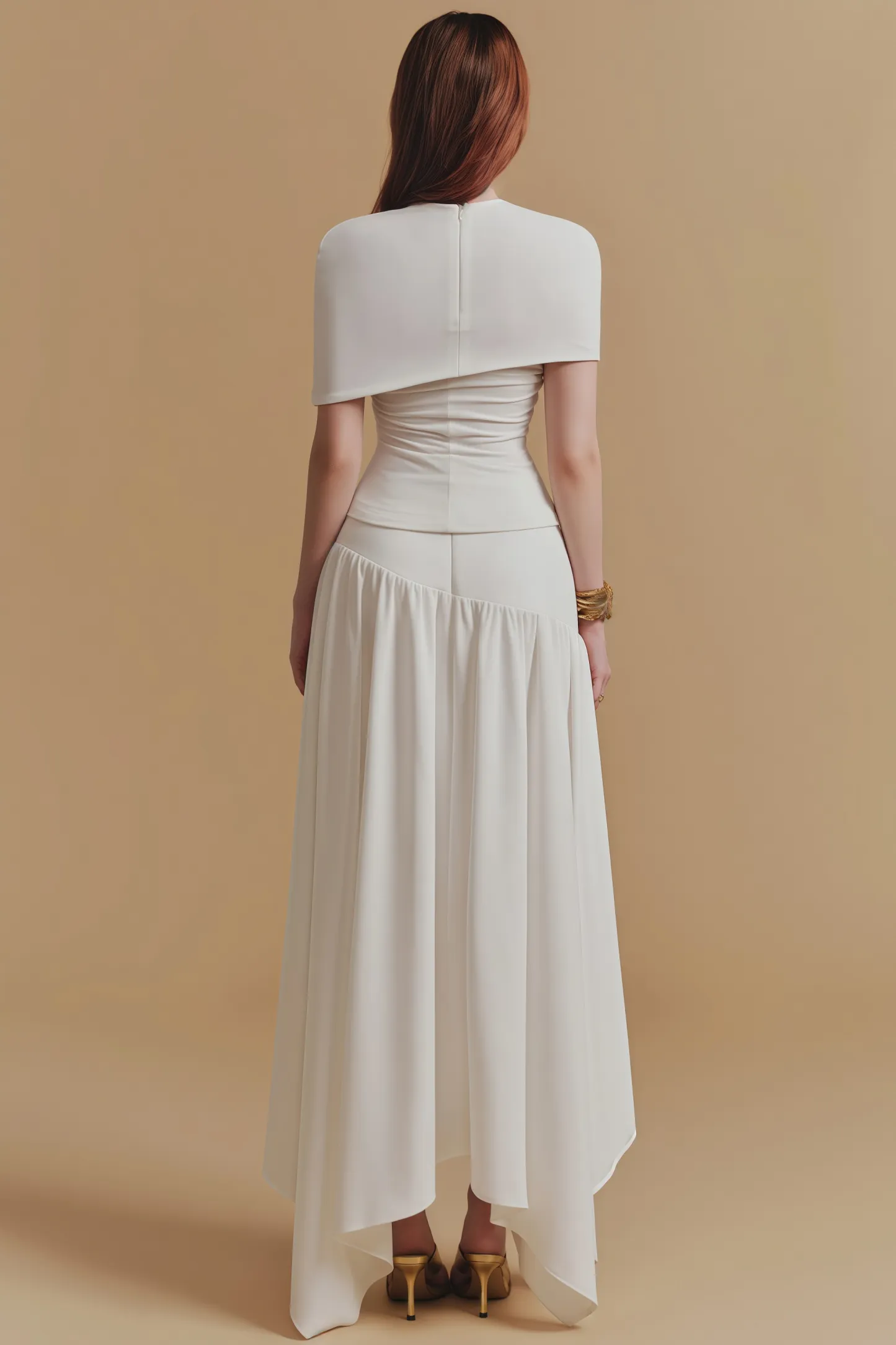 Kestyn Pleated Maxi Dress Two-Piece Set