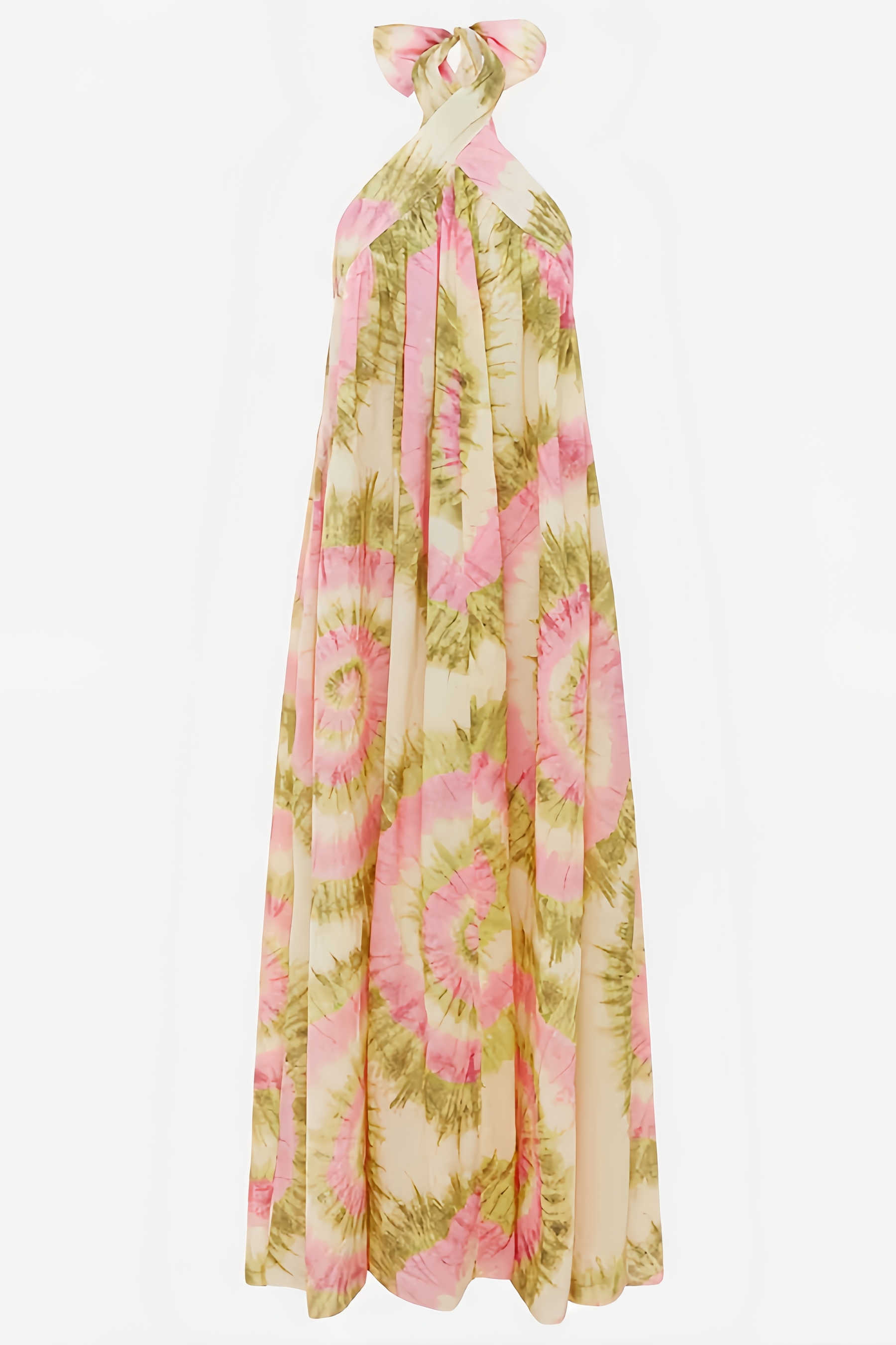 Rowdy Backless Printed Maxi Dress
