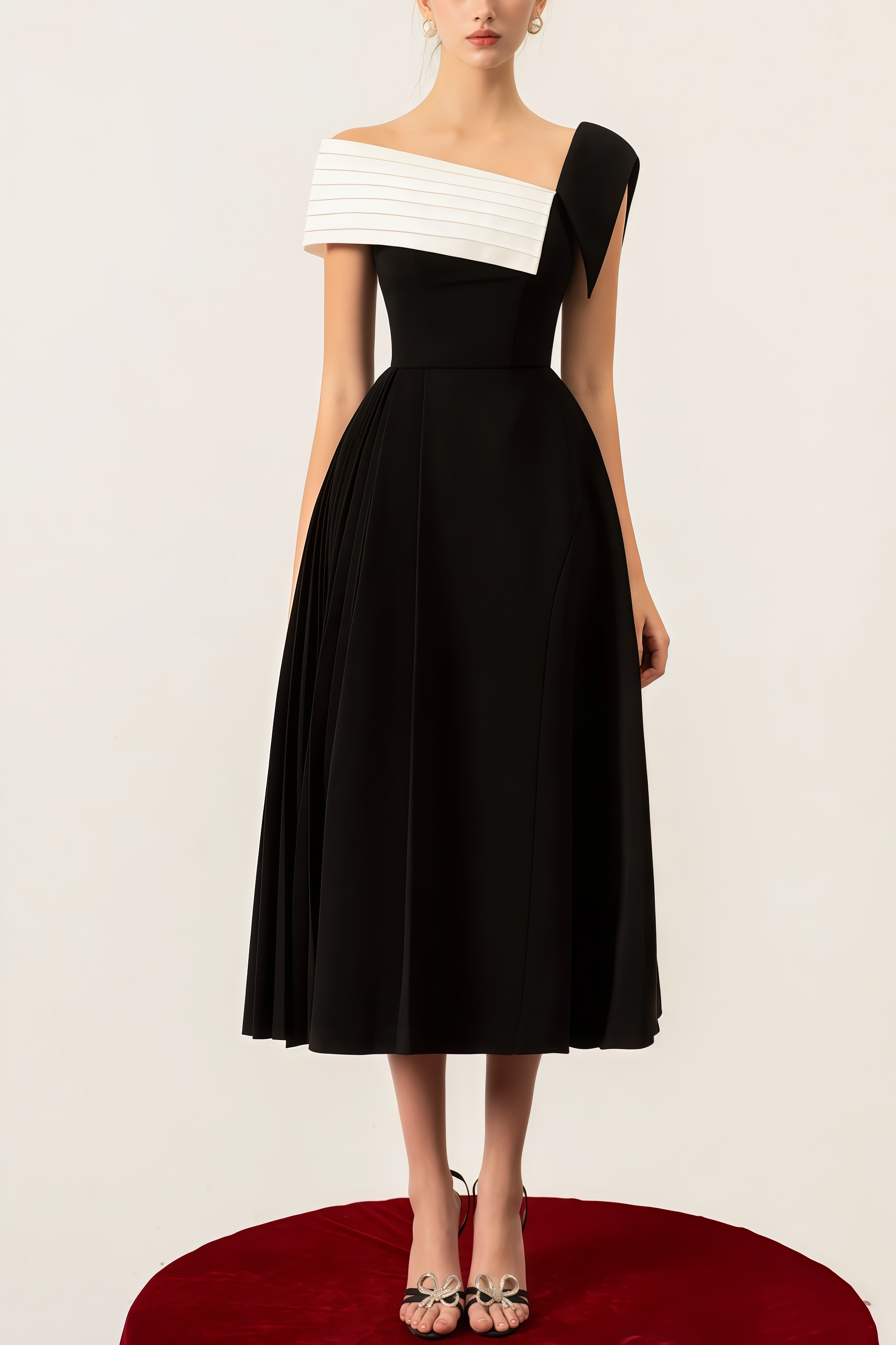 Xylo Off-shoulder Midi Dress