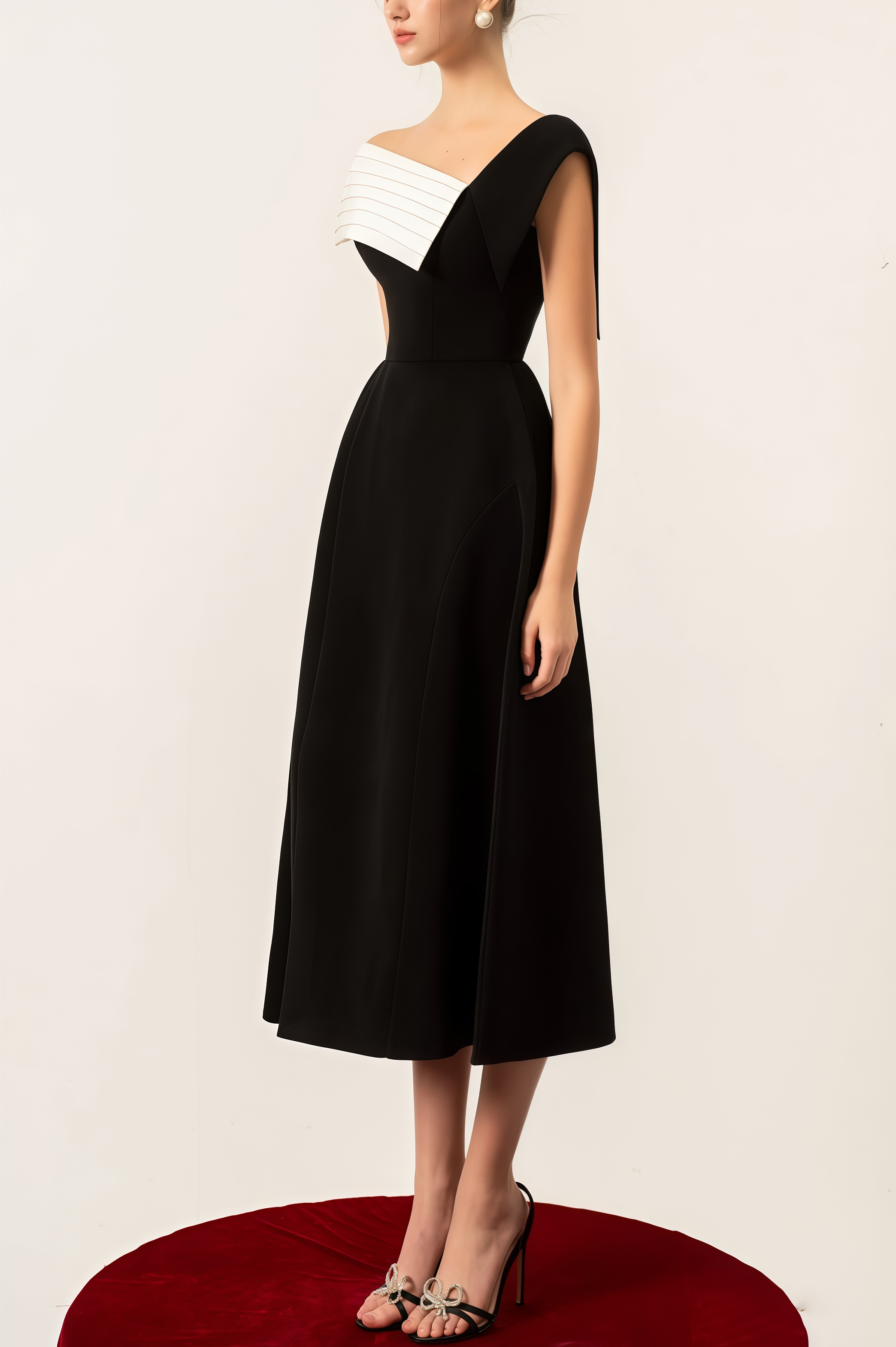 Xylo Off-shoulder Midi Dress