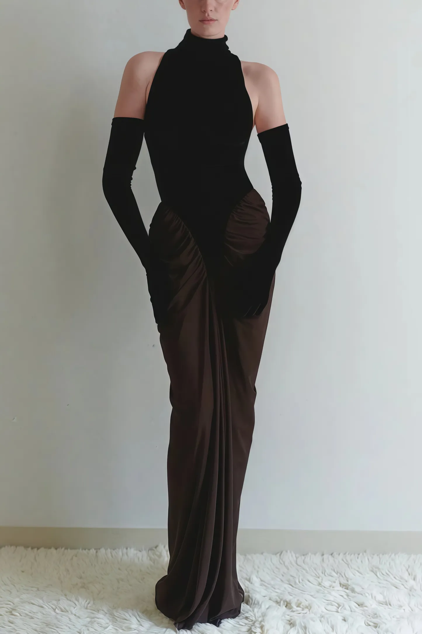 Faithan High Neck Sleeveless Maxi Dress
