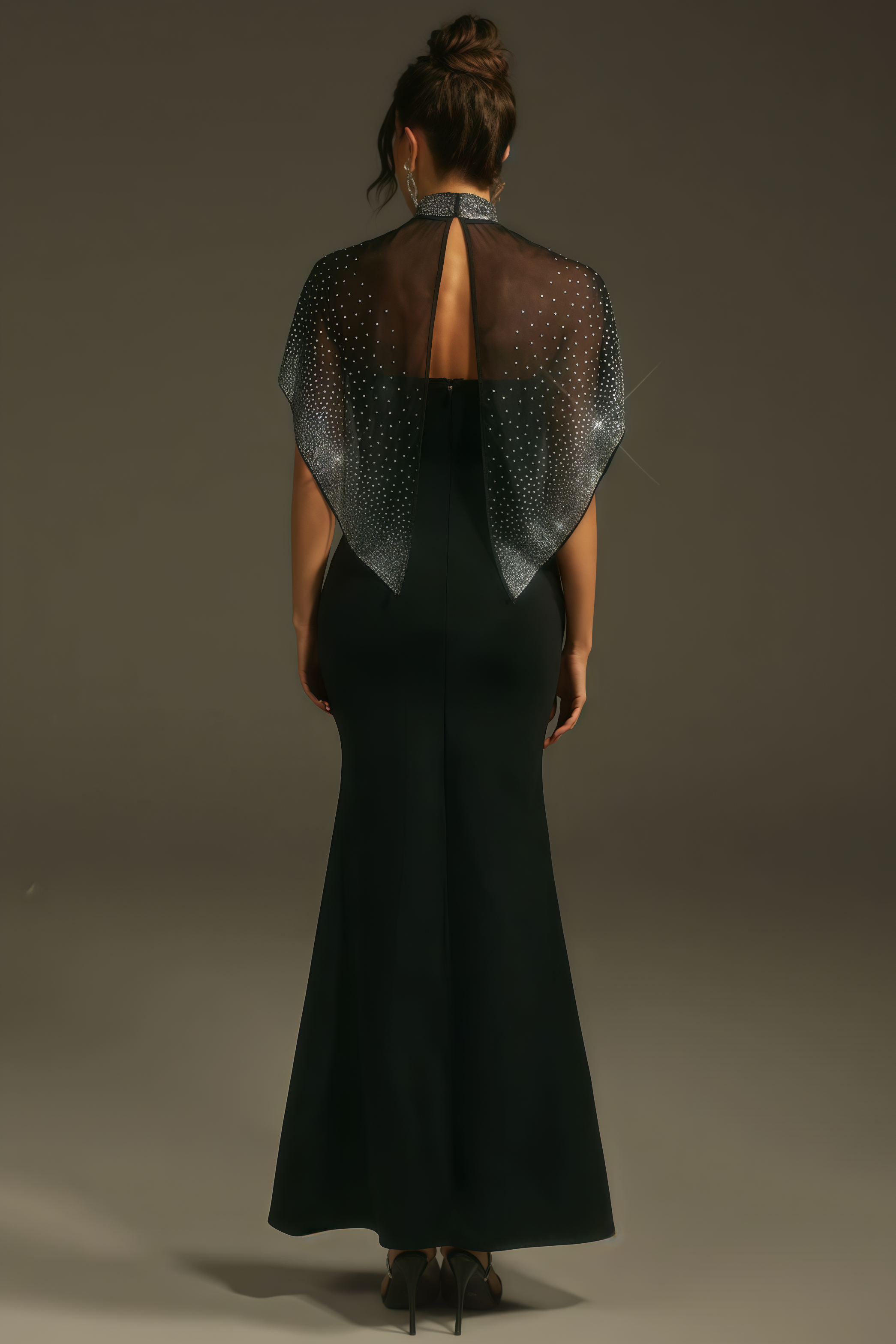 Roger Beaded Sequin Maxi Dress