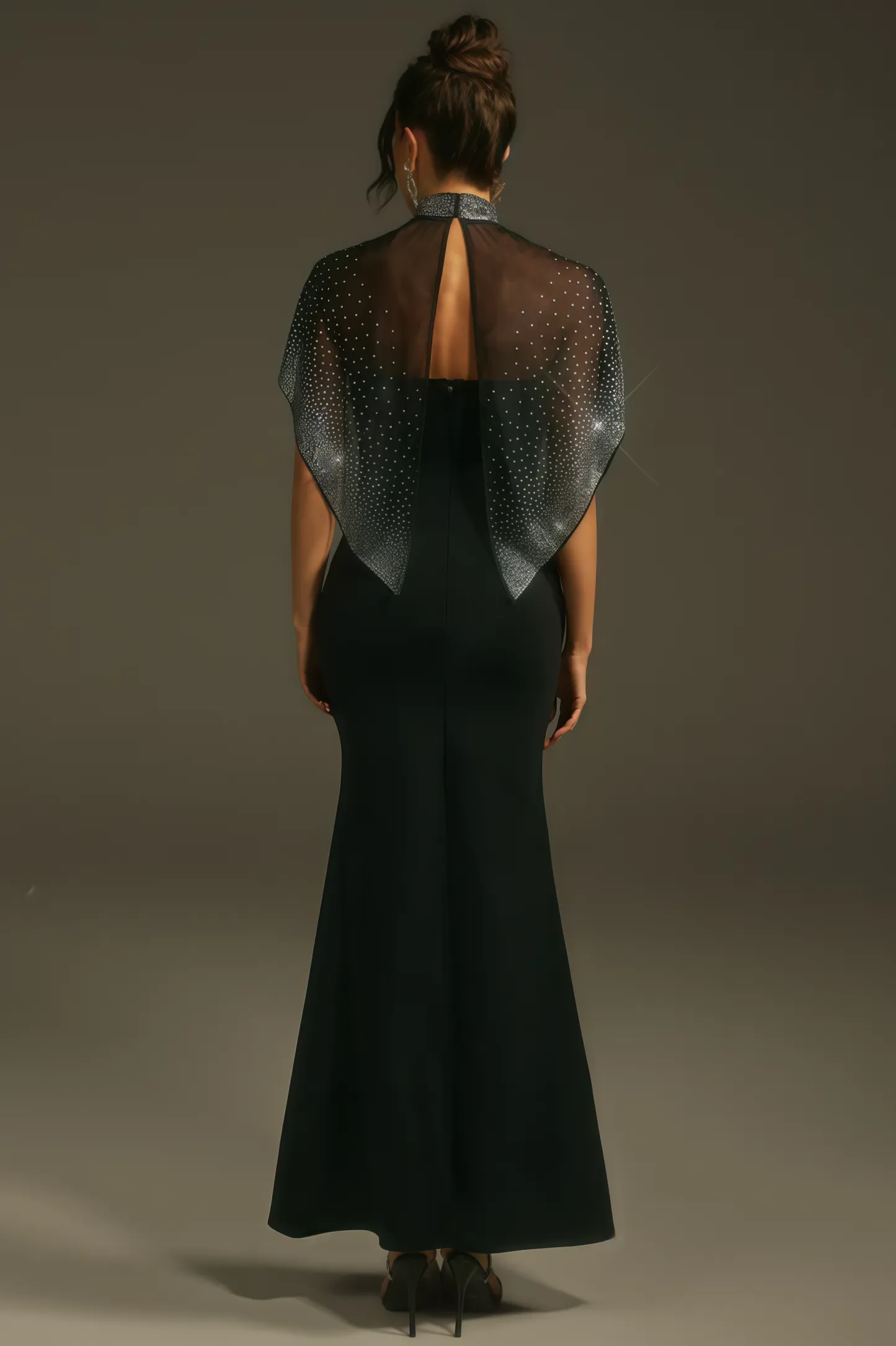 Roger Beaded Sequin Maxi Dress