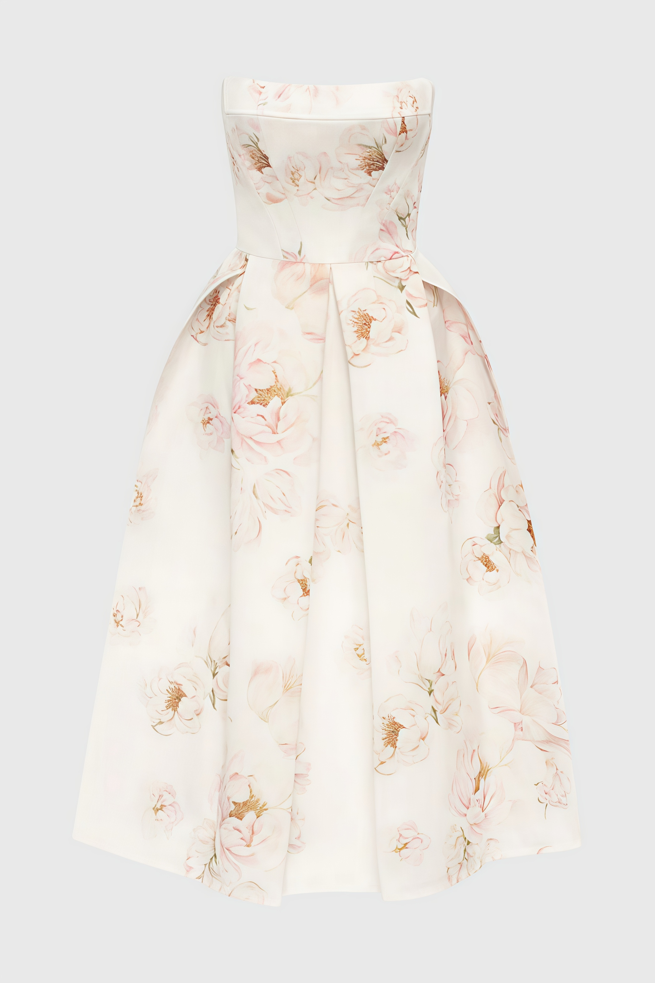 Jerra Peony Corset Midi Dress