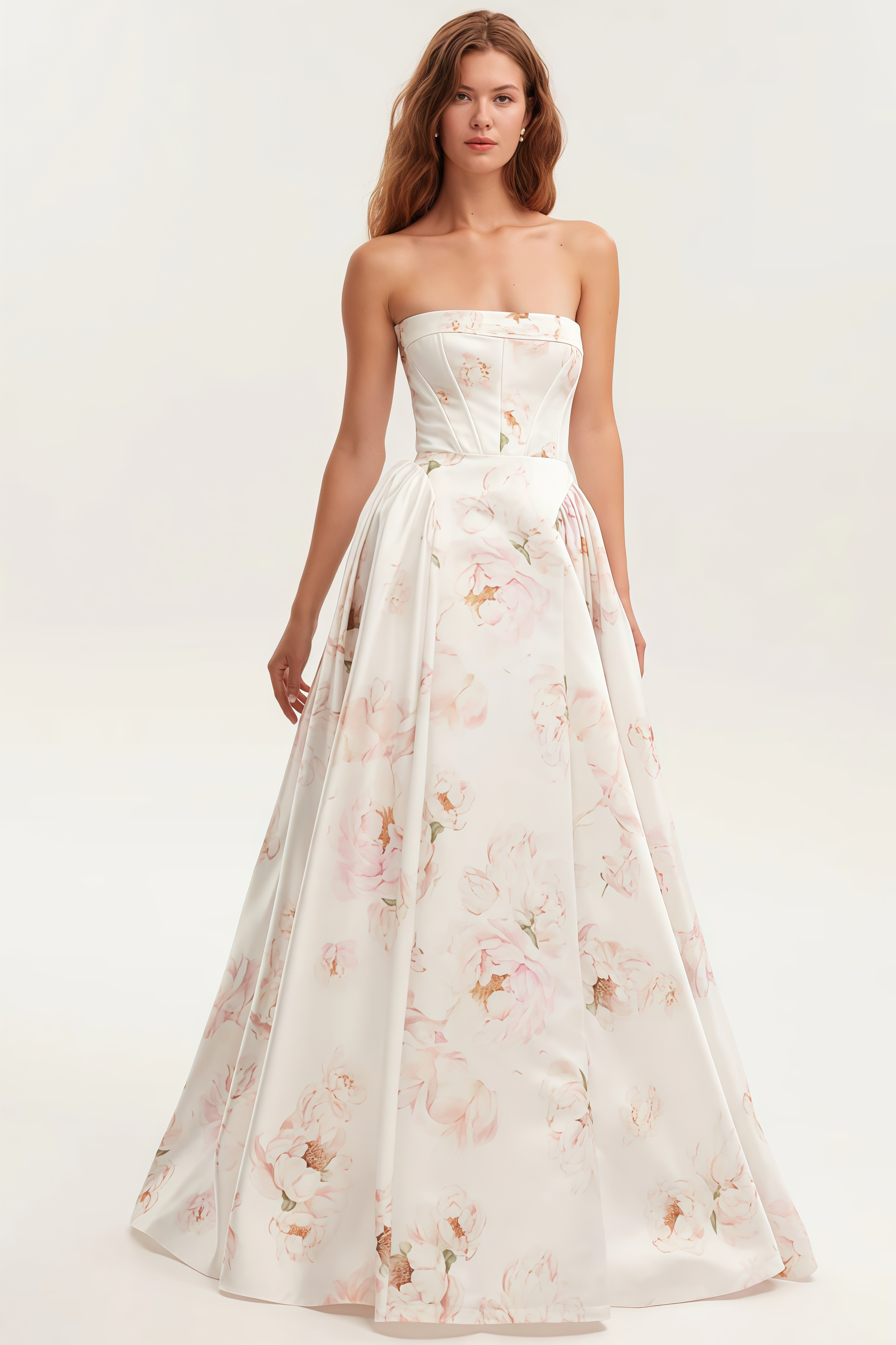 Galia Pink Peony Maxi Dress