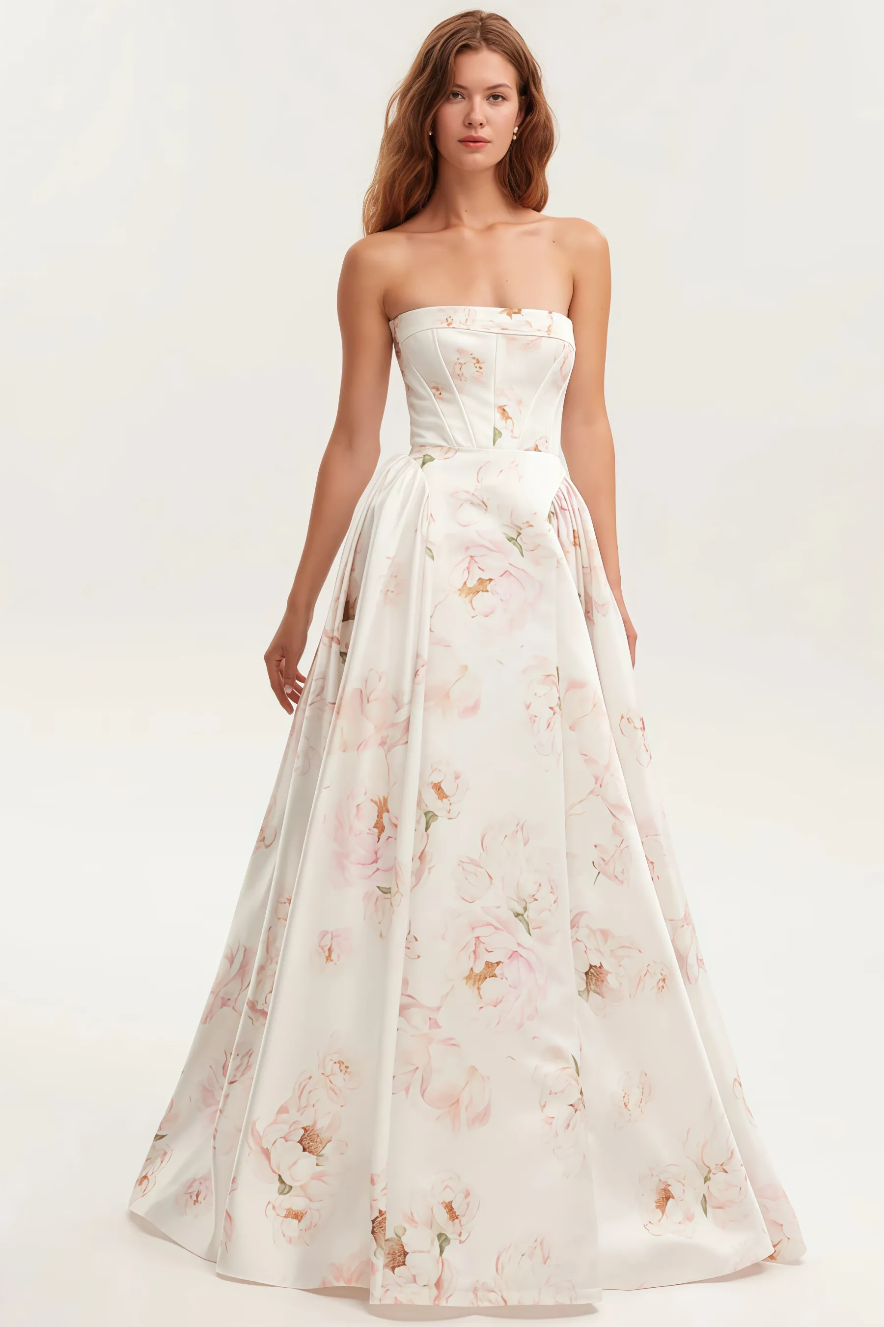 Galia Pink Peony Maxi Dress
