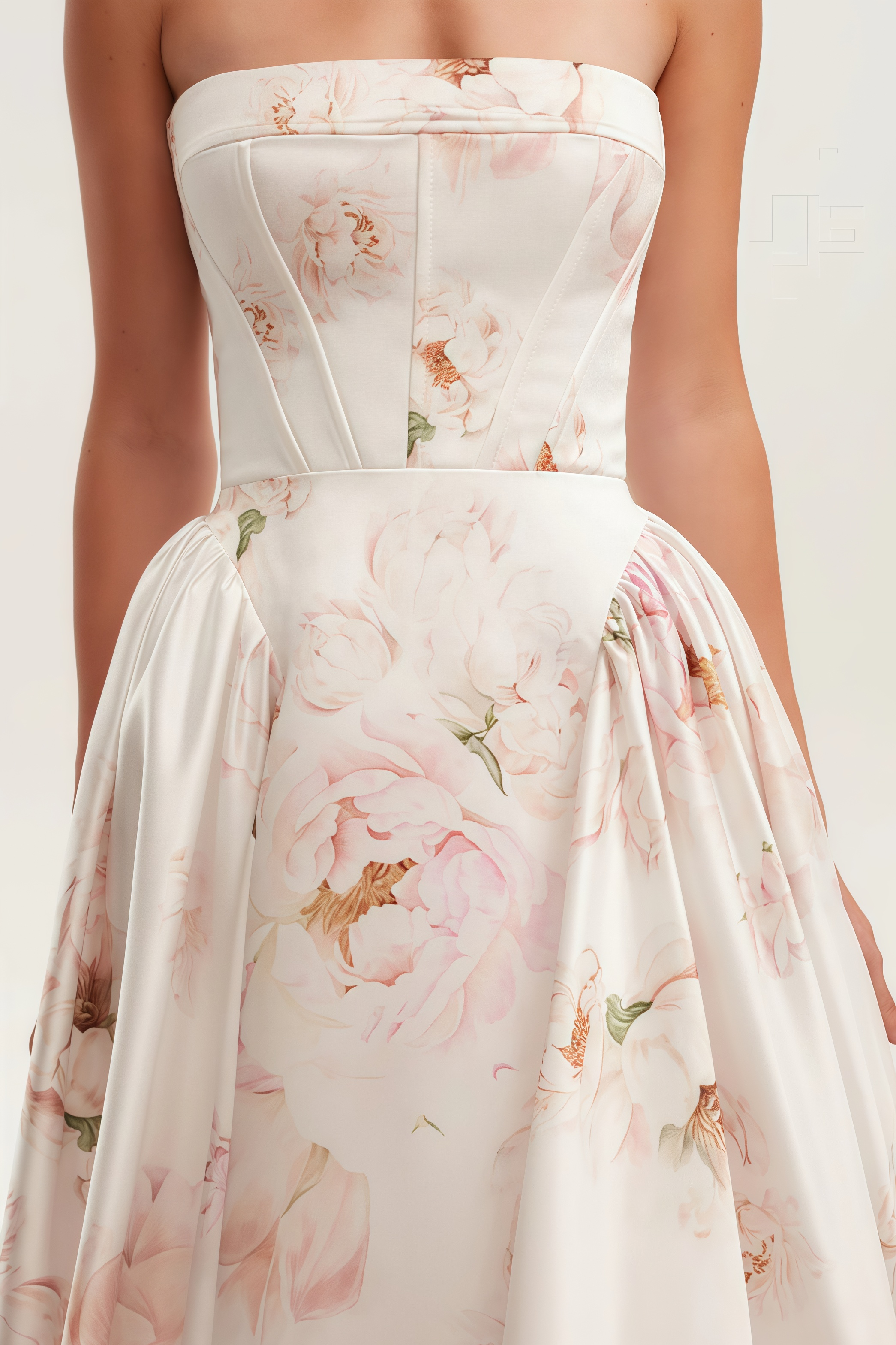 Galia Pink Peony Maxi Dress