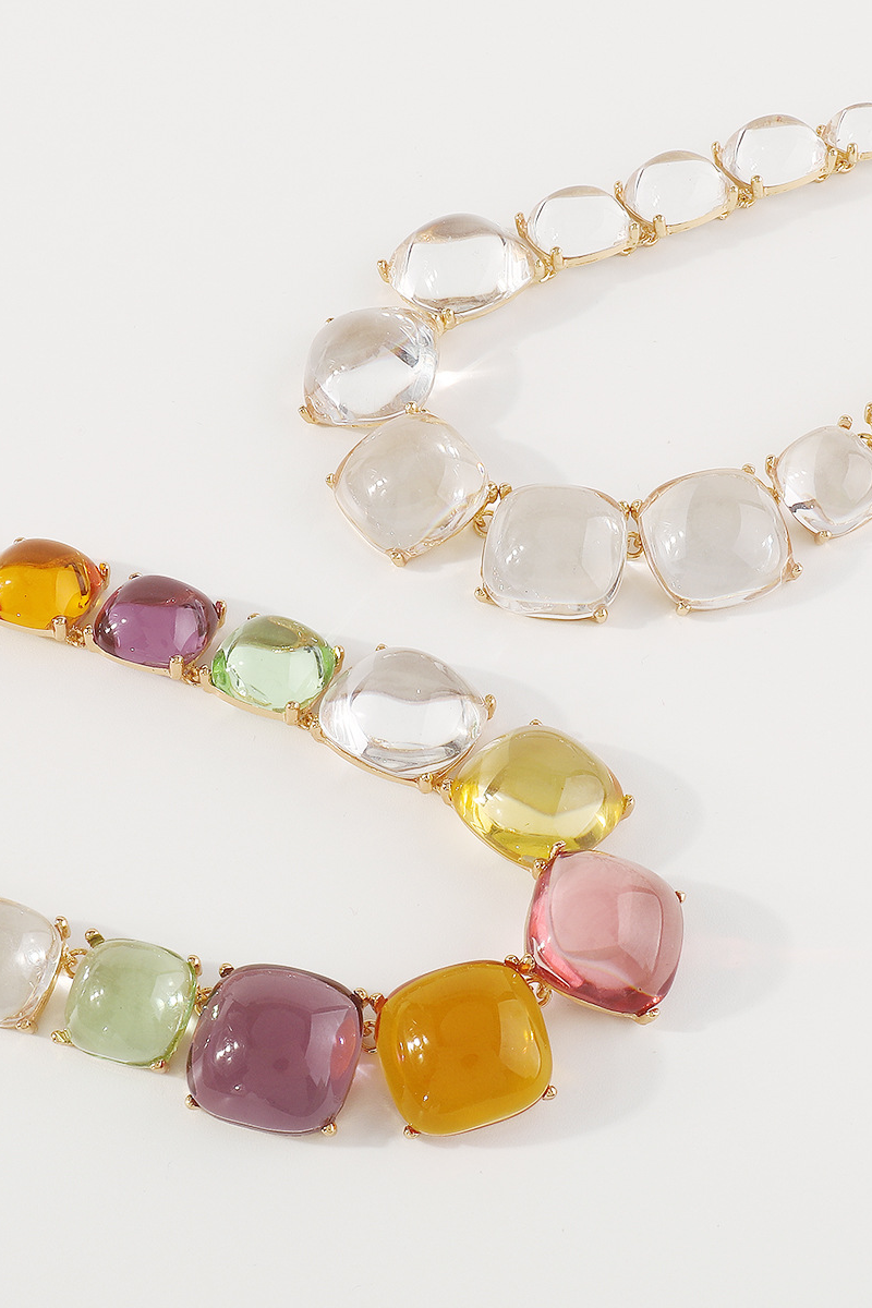 Dana Colour Block Jelly Necklace