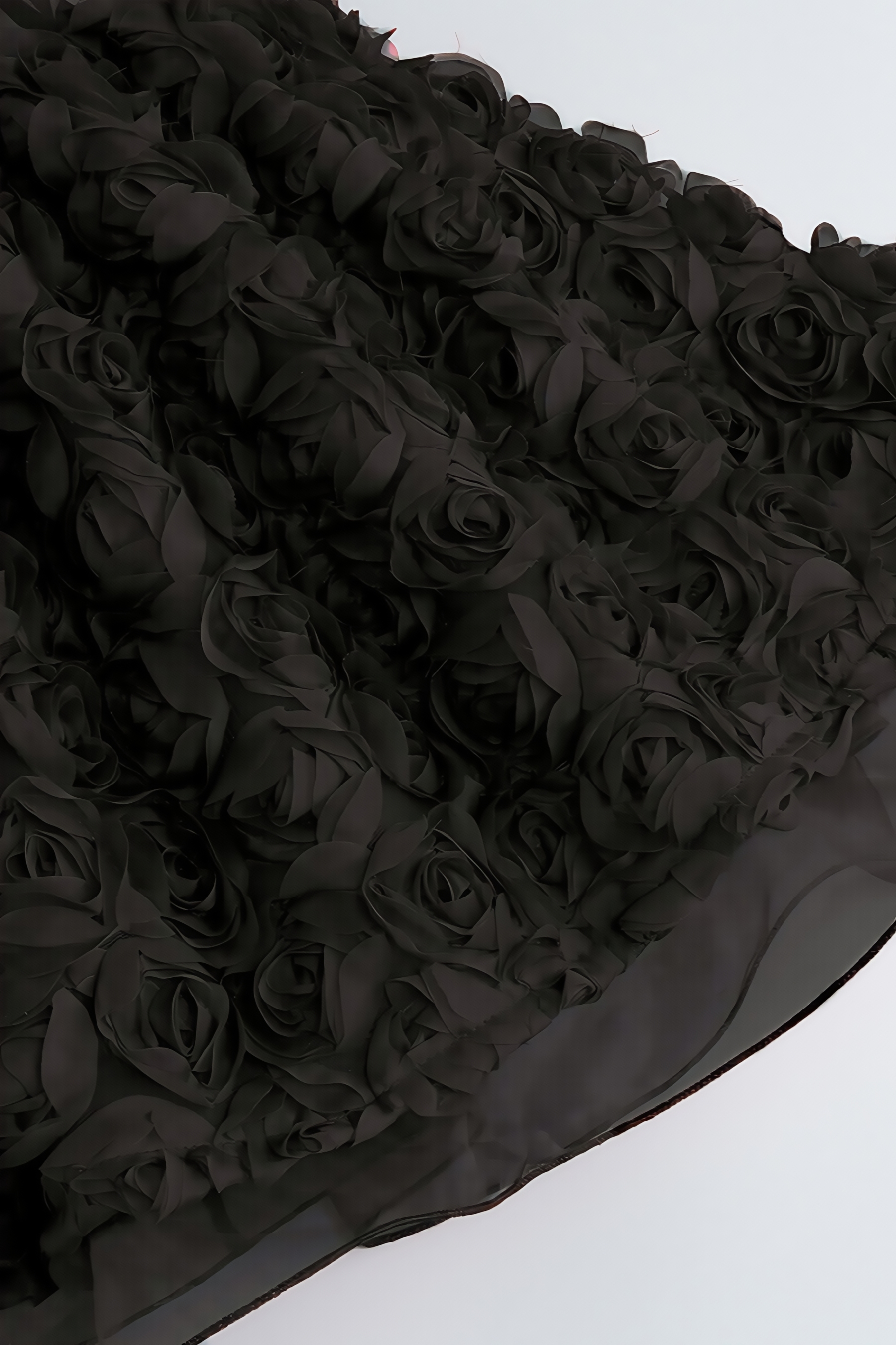 Ralpae 3D Floral Puff Mini Dress