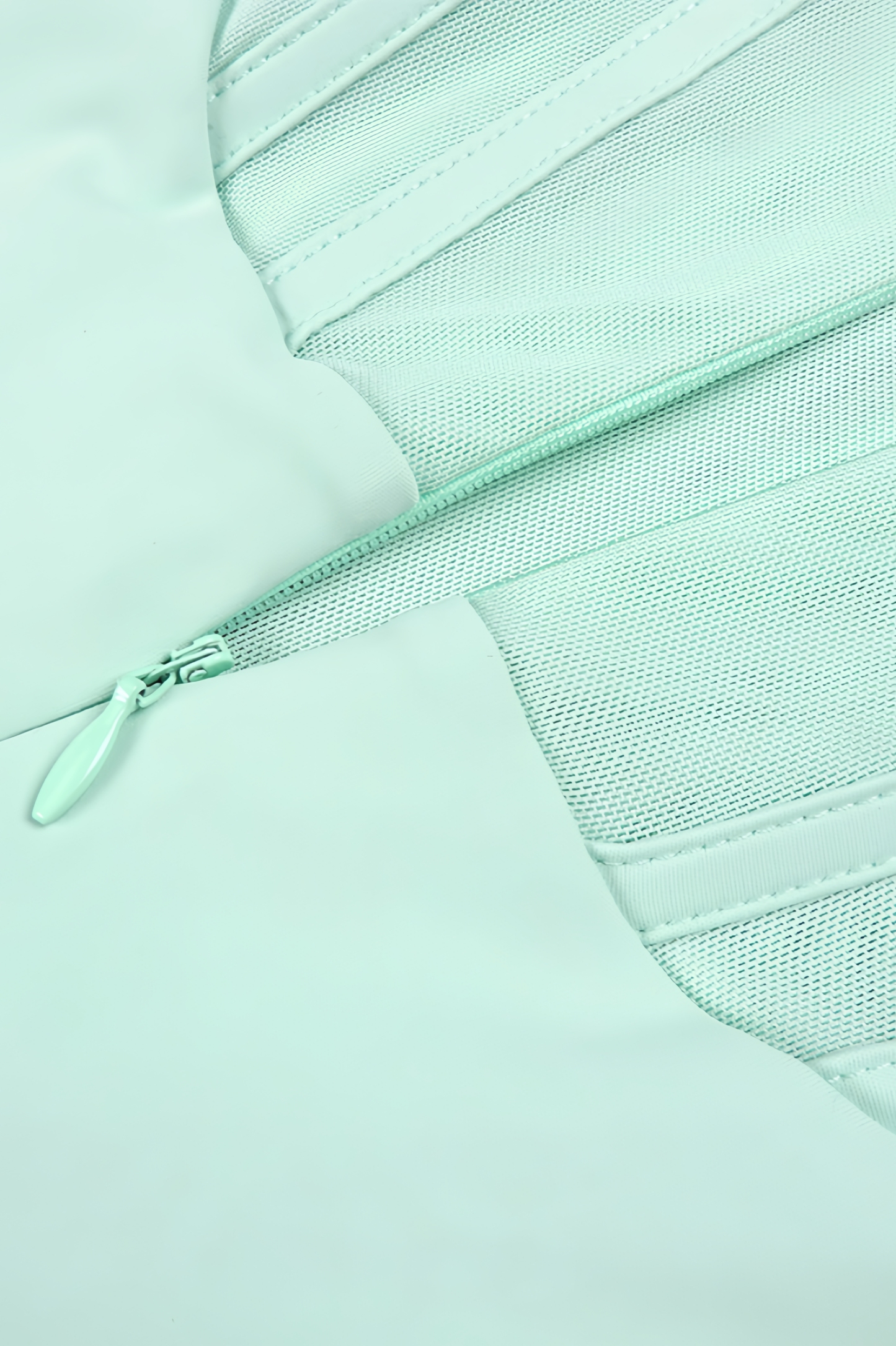 Gened Green Ribbon Sheer Chiffon Maxi Dress
