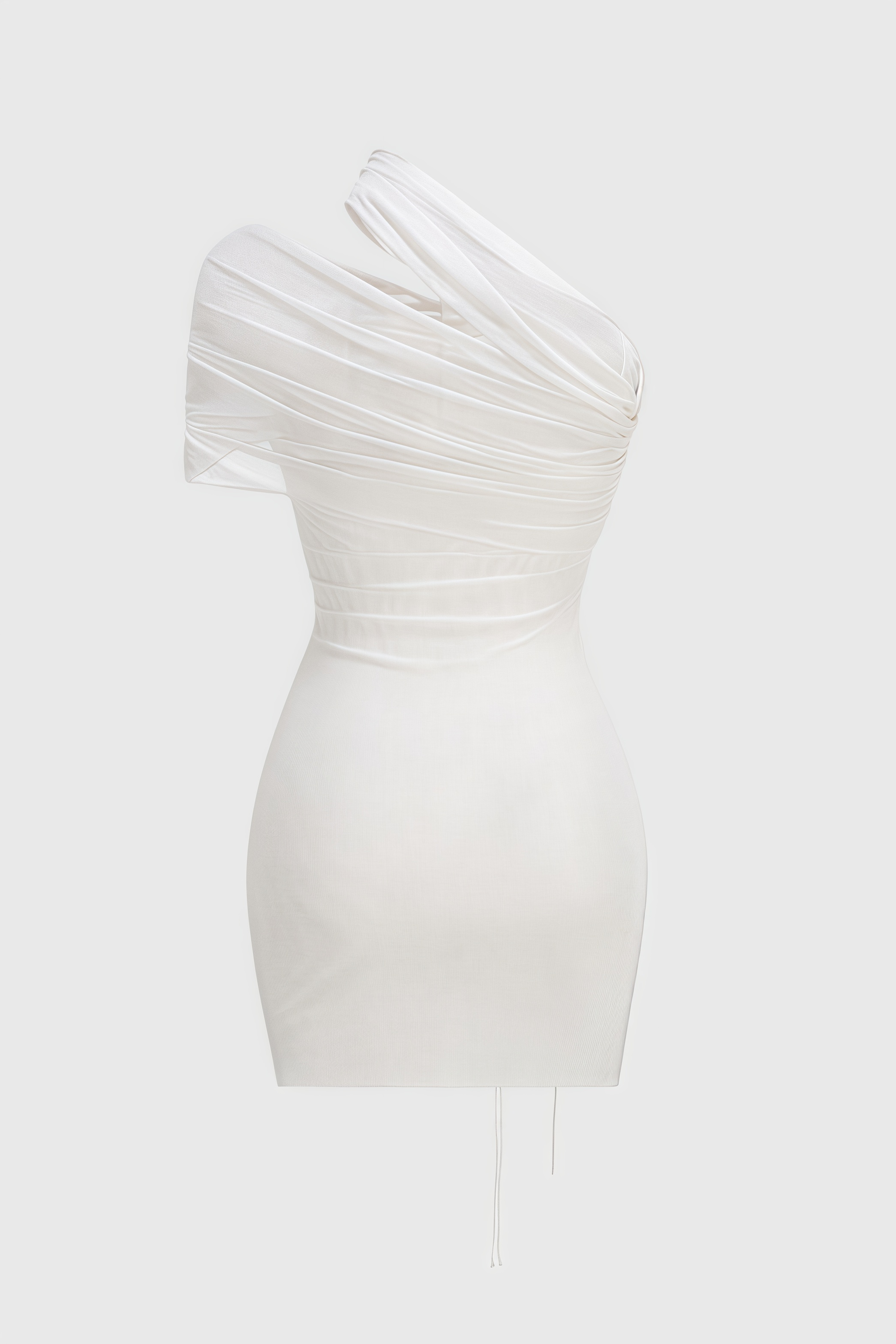 Parilk Mesh 3D Flower Mini Dress