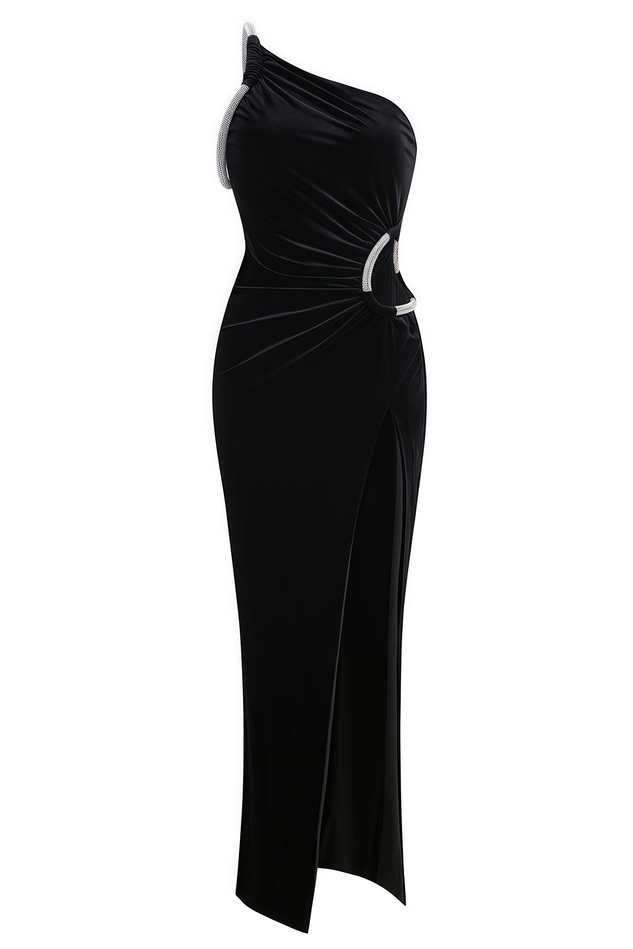 Johe Cutout Velvet Maxi Dress