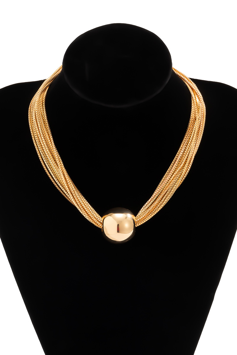 Xita Geometric Orb Necklace