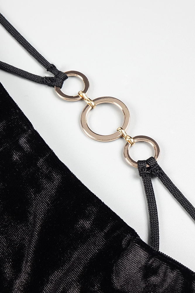 Viviette Black Two Pieces Sets