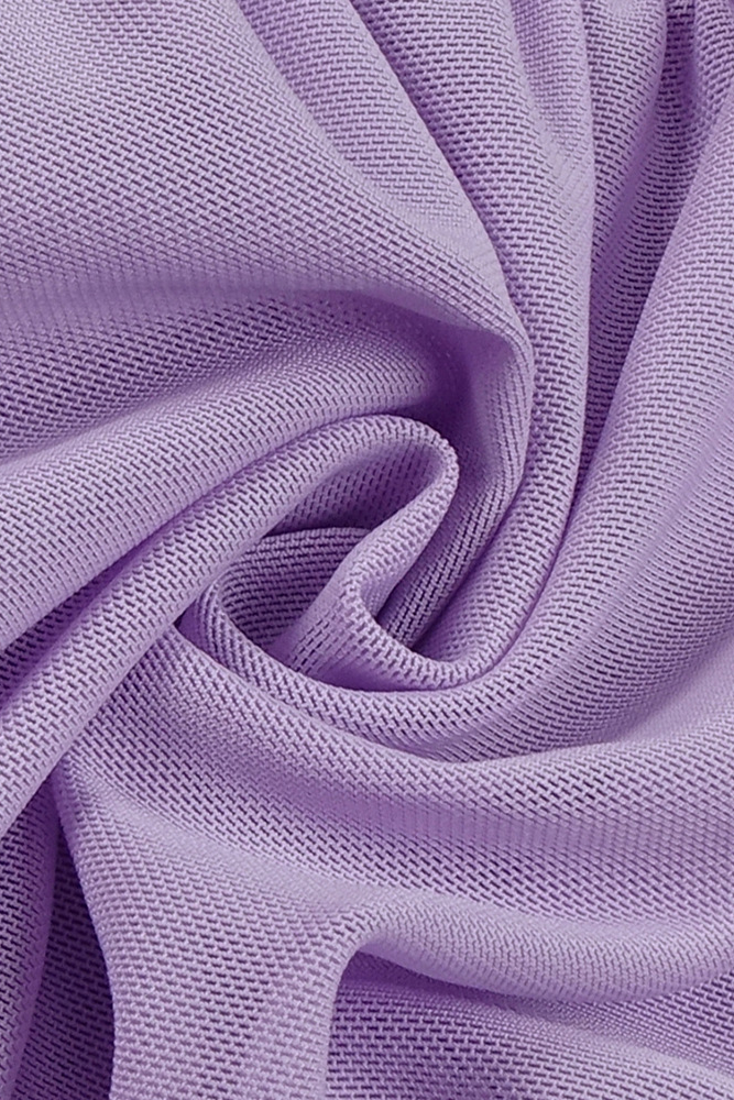Bryony 3D Floral Lilac Lavender Gloves Pleated Midi Dress