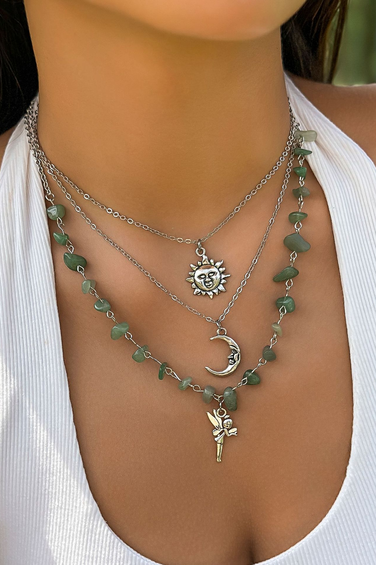 Nerine Irregular Gravel Necklace