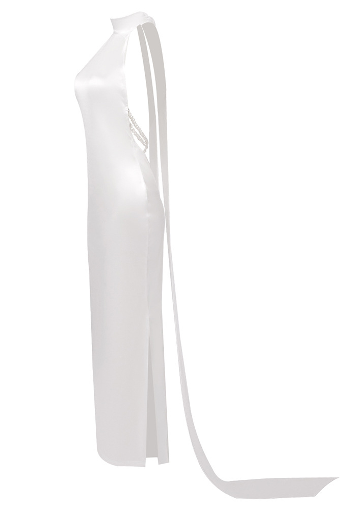 Ursa Hanging Neck Backless Maxi Dress