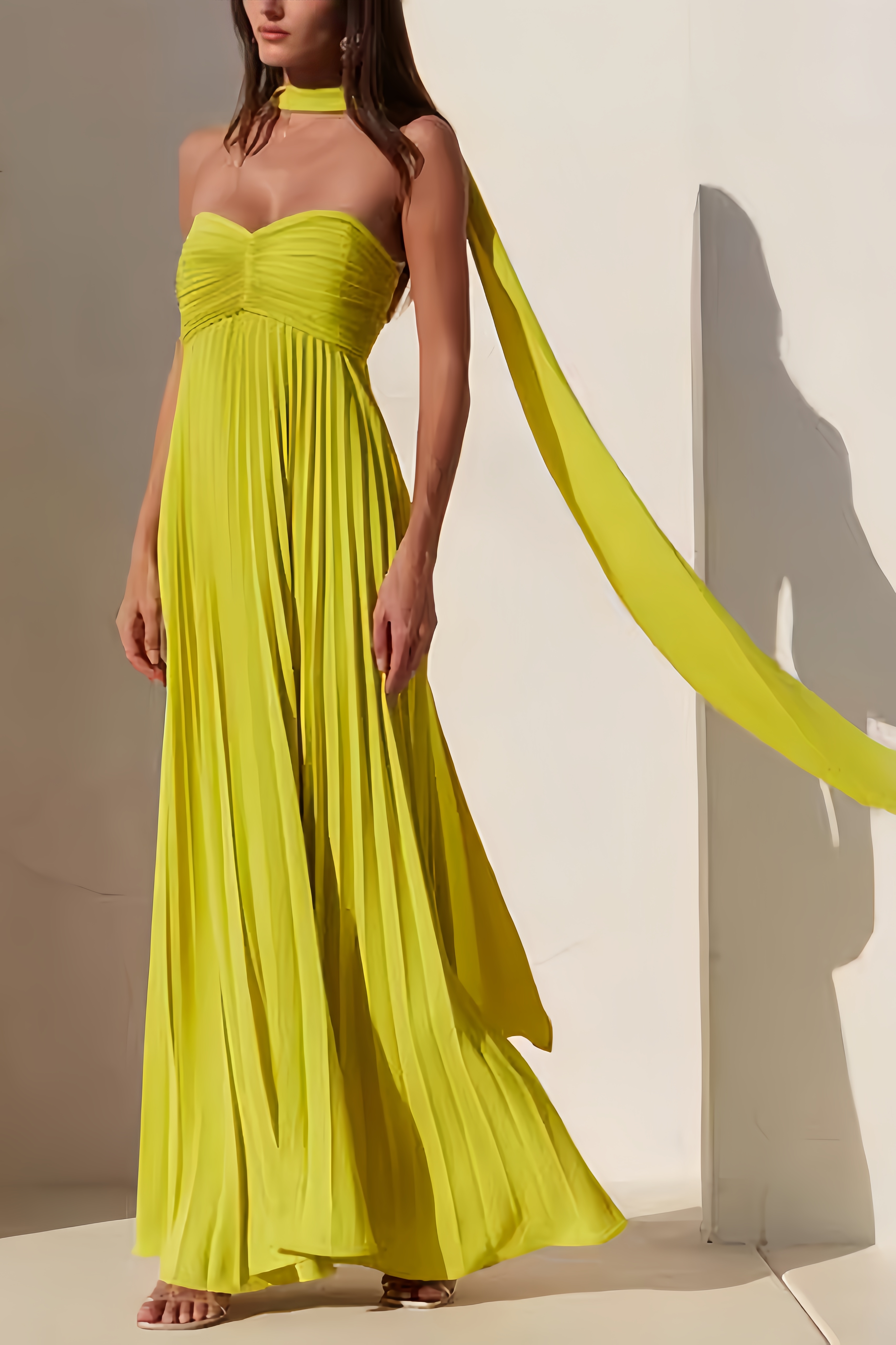Rami Solid Colour Sheath Maxi Dress