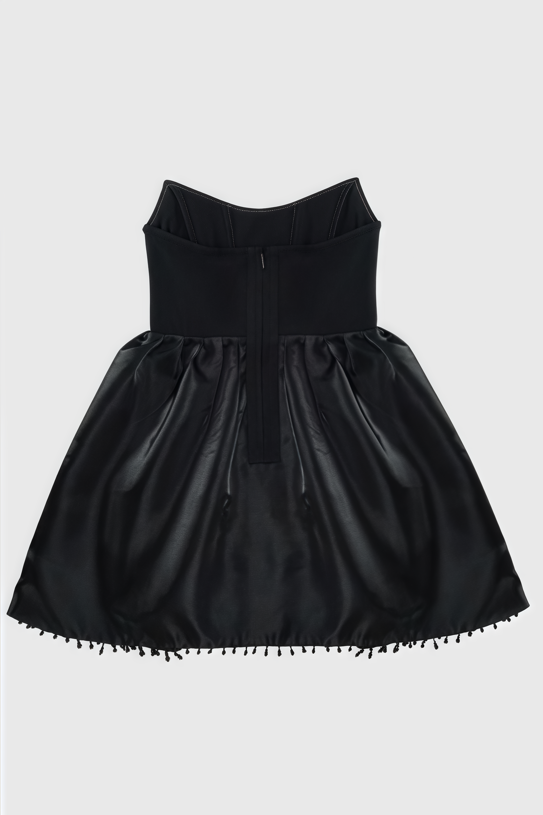 Viork Black Pearl Lace Mini Dress