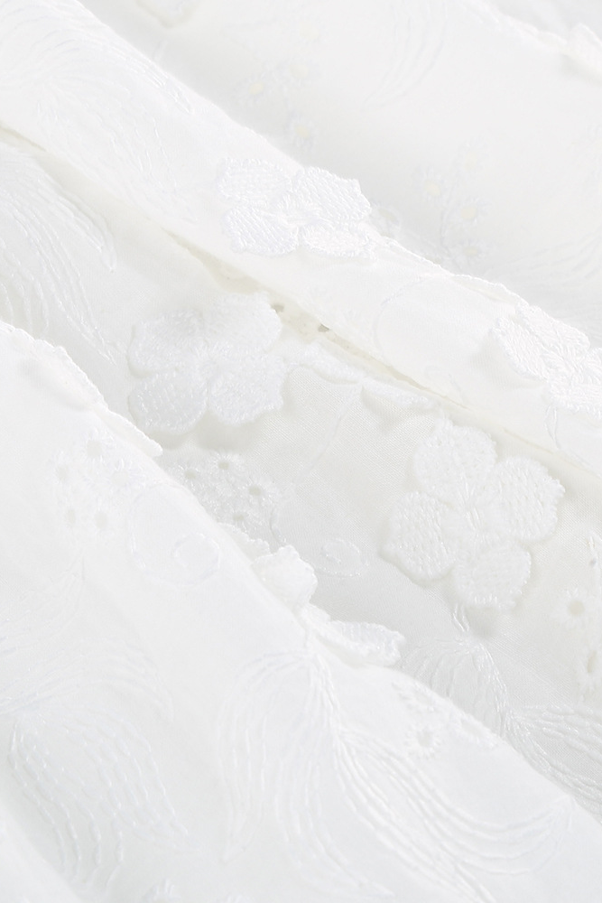 Marigold White Casual Slash Maxi Dress
