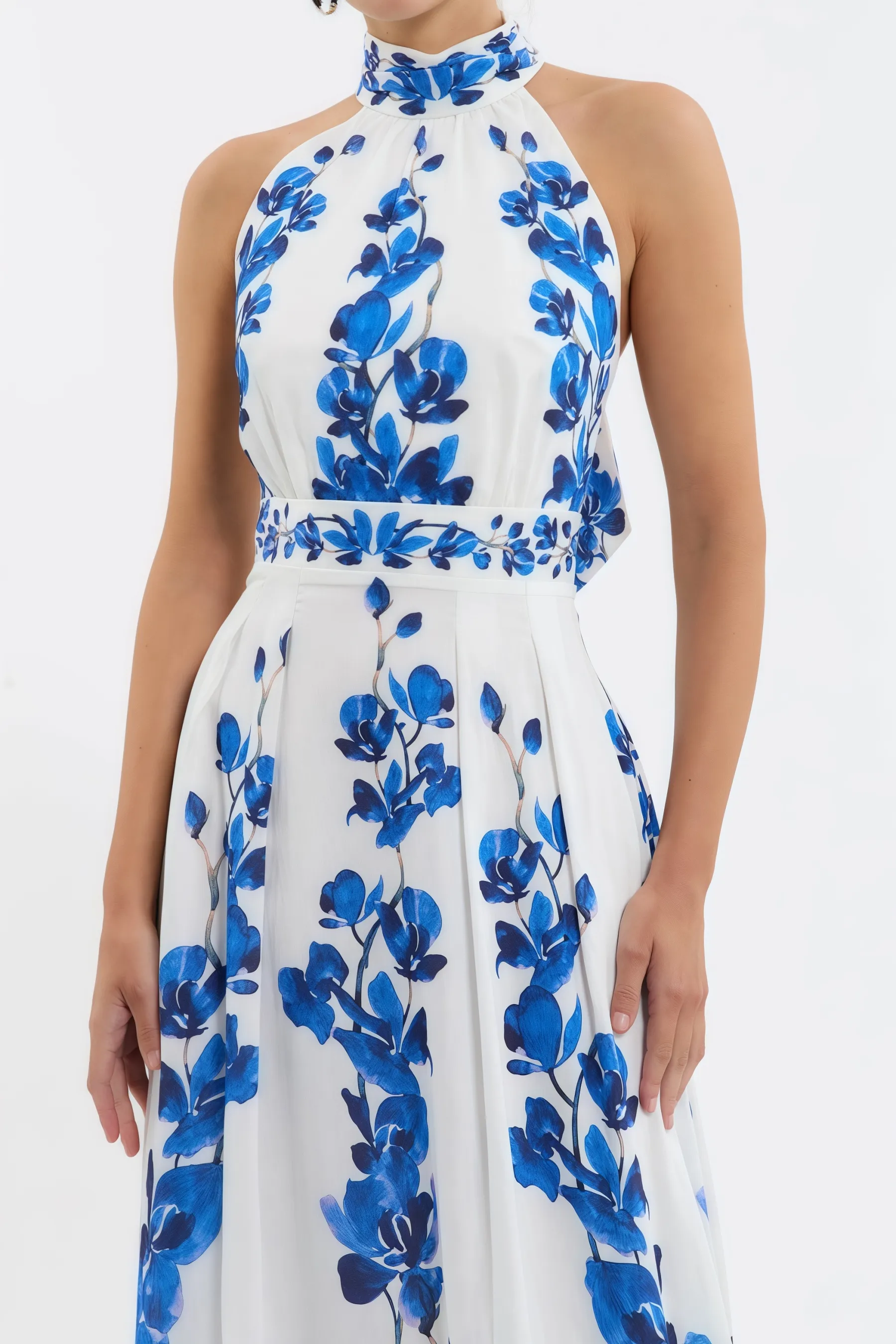 Lucad Orchid Blues Maxi Dress