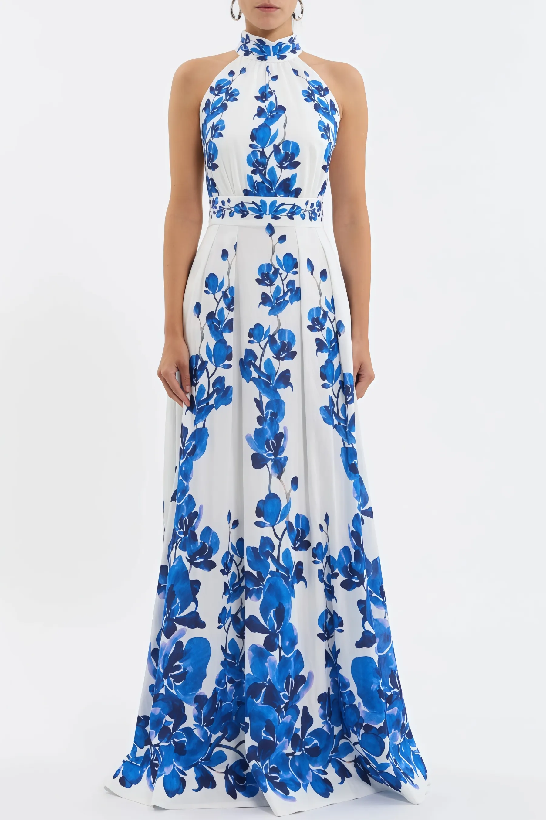 Lucad Orchid Blues Maxi Dress