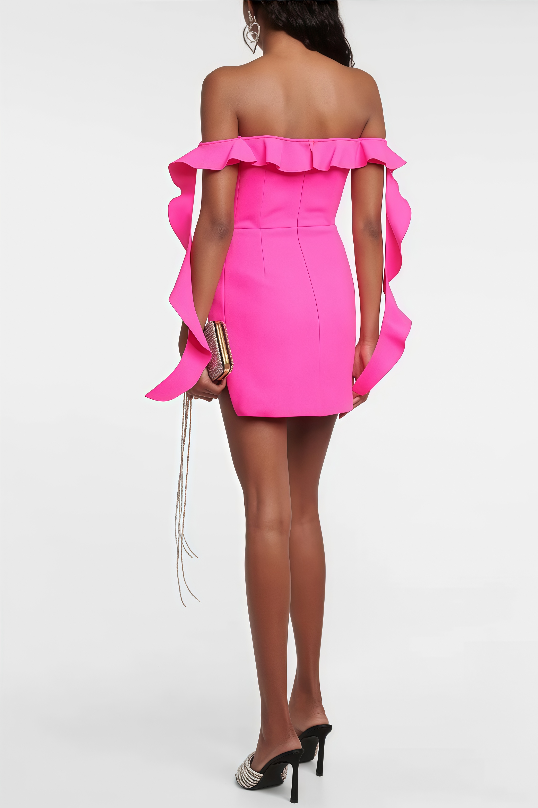 Liam Frill Off-Shoulder Mini Dress