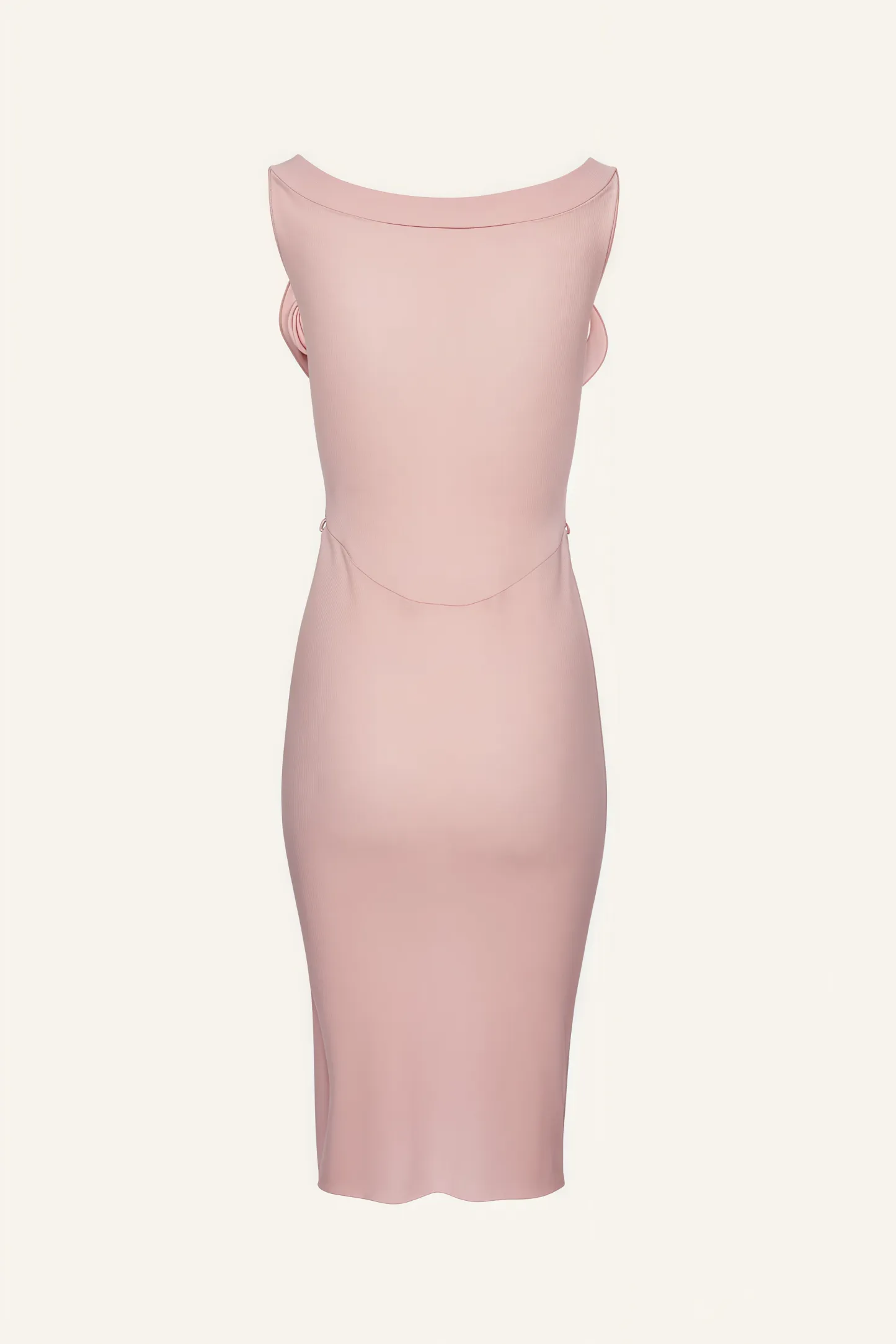 Anhad Pink Flower Bustier Midi Dress