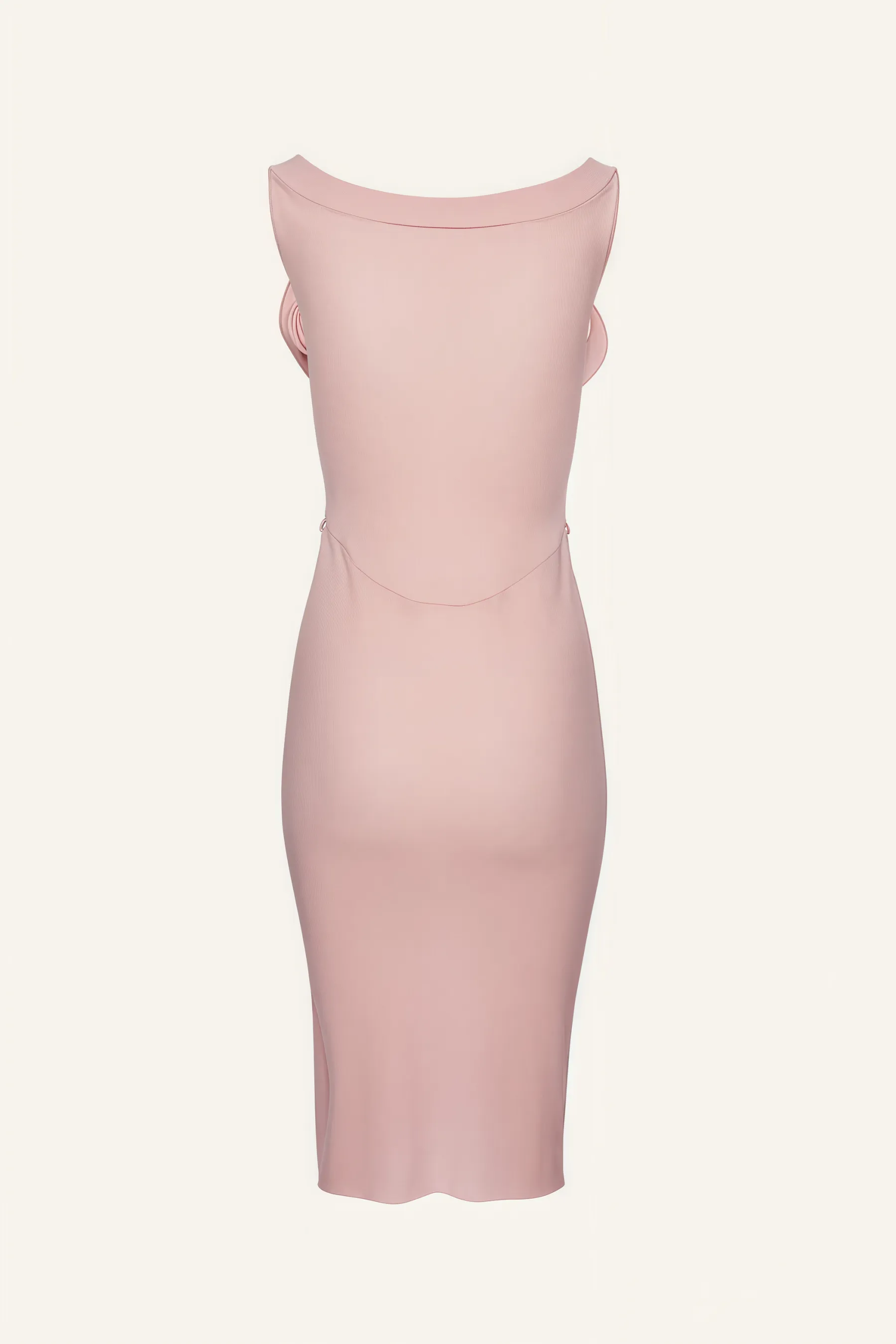 Anhad Pink Flower Bustier Midi Dress