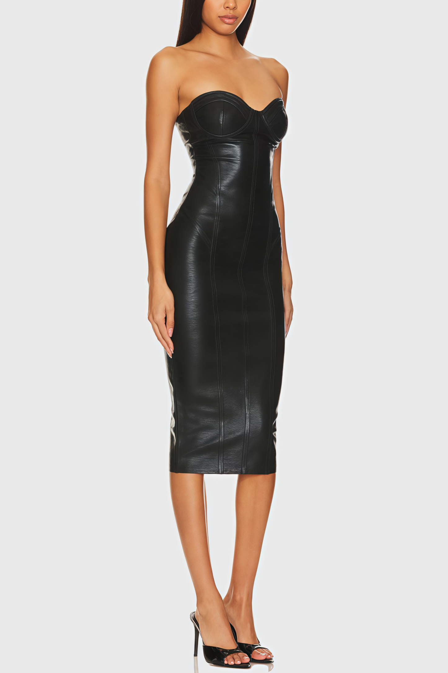 Benja Sheath Wrap Midi Dress