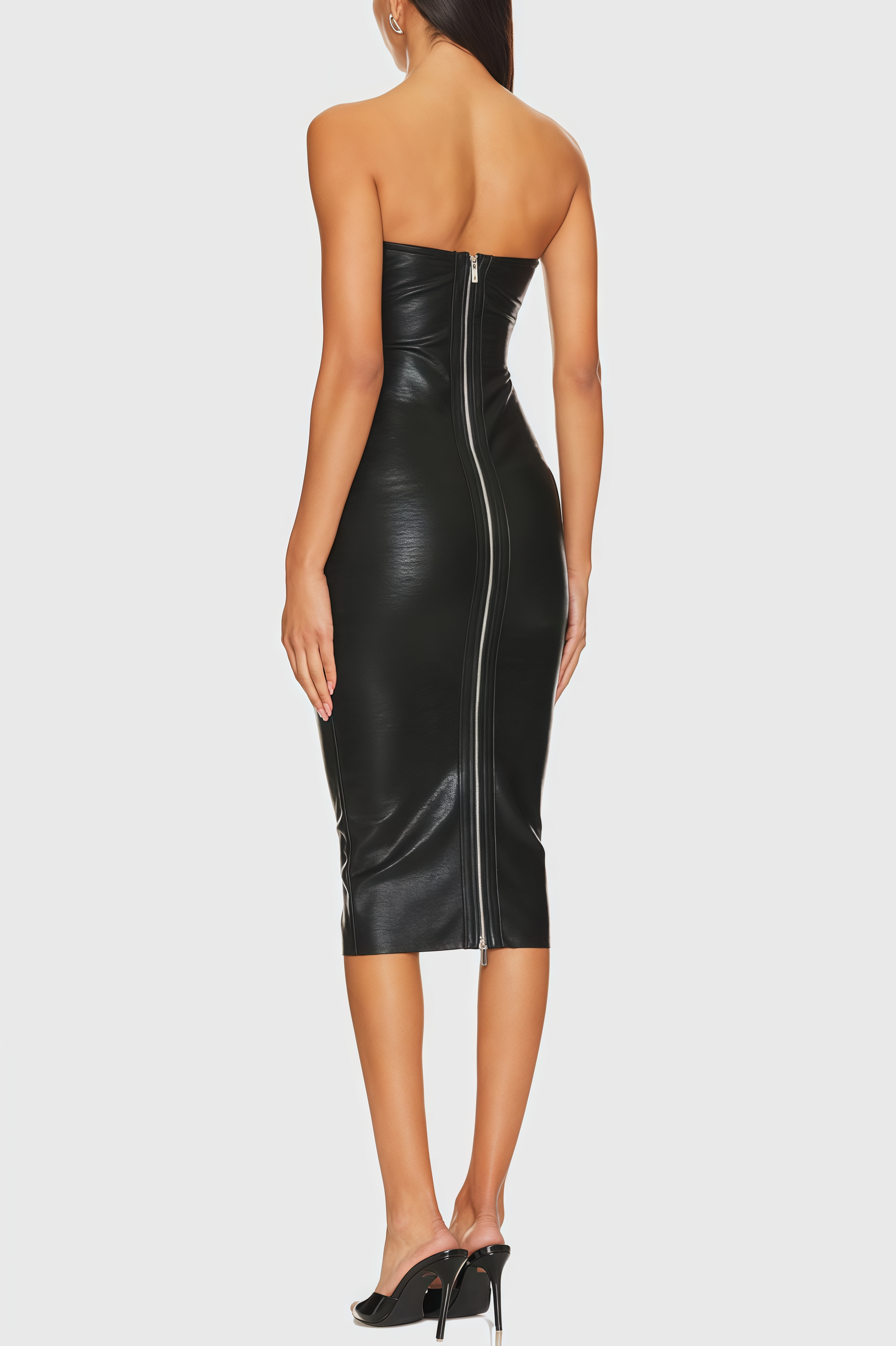 Benja Sheath Wrap Midi Dress